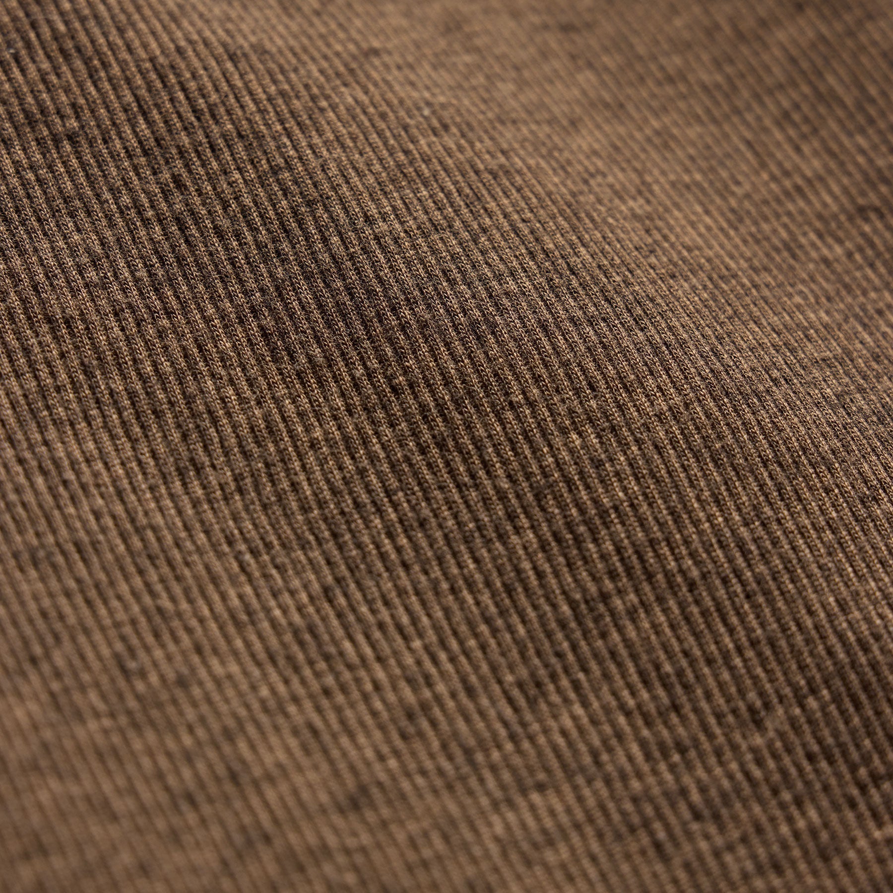 Cotton Cashmere Rib Tank - Brown