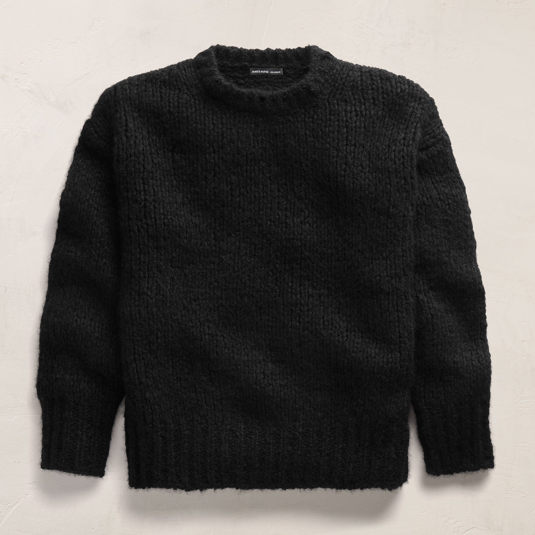 Cashmere Silk Crew Neck - Black