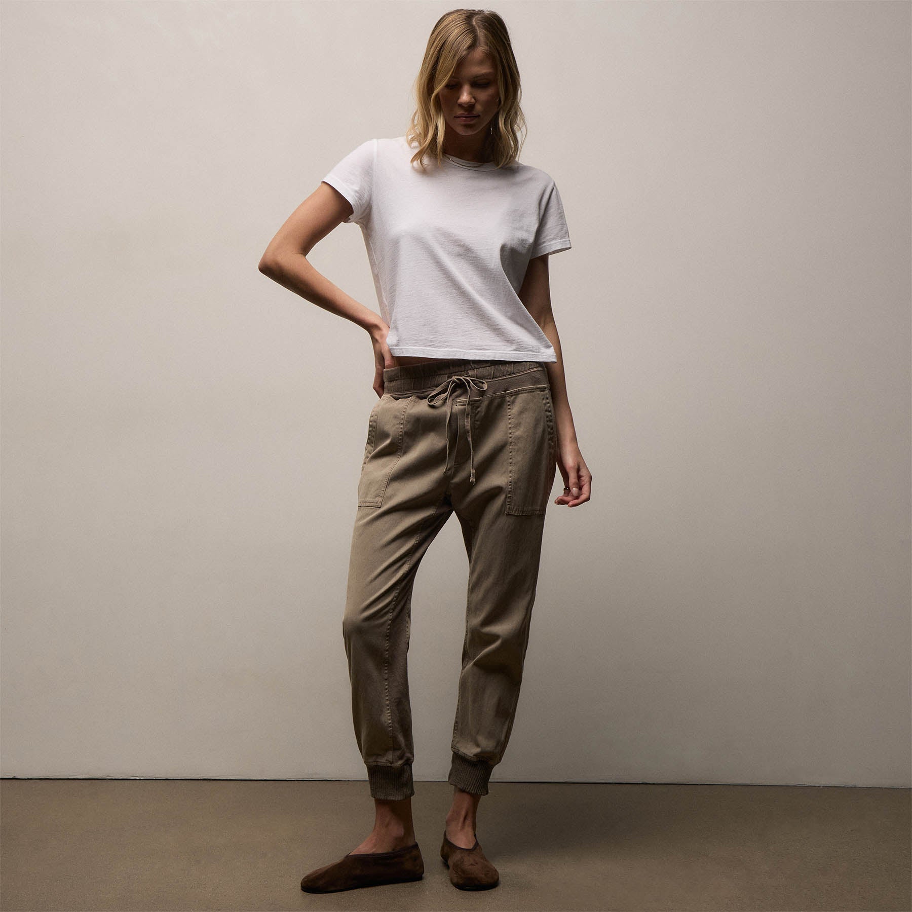Mixed Media Pant - Coyote
