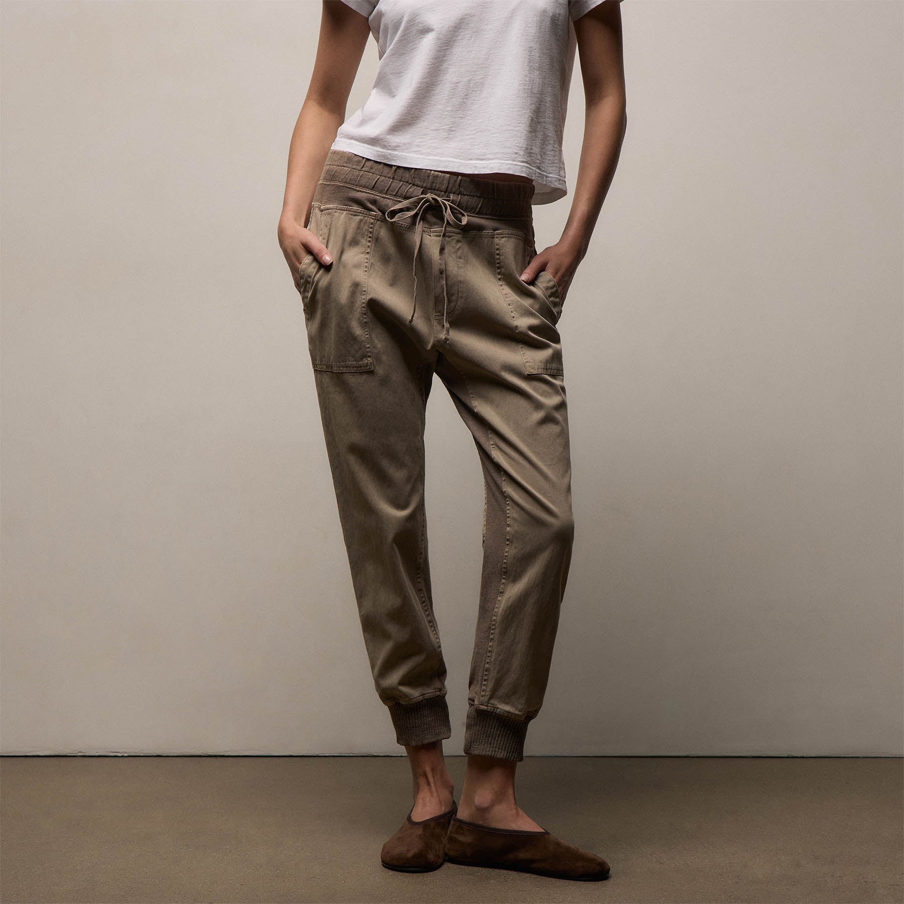 Mixed Media Pant - Coyote
