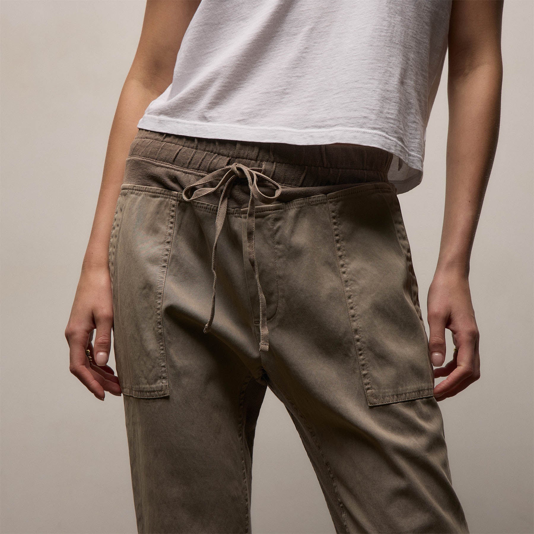 Mixed Media Pant - Coyote