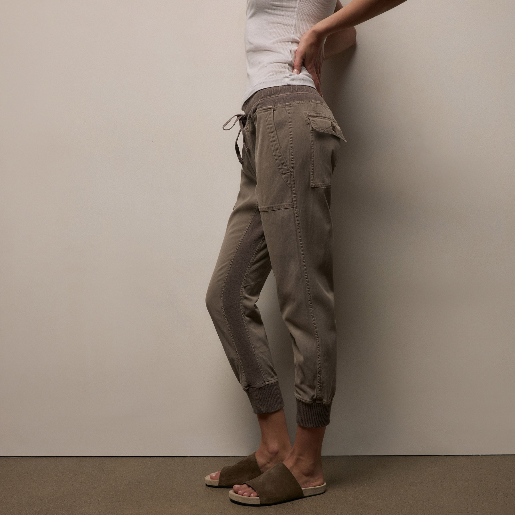Mixed Media Pant - Coyote