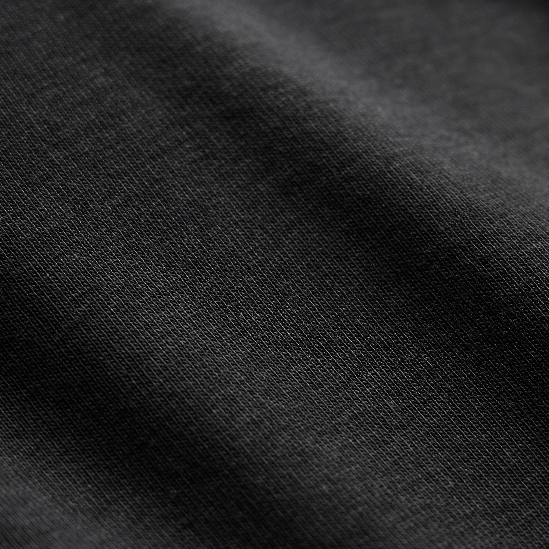 Compact Cotton Baby V Tee - Washed Black