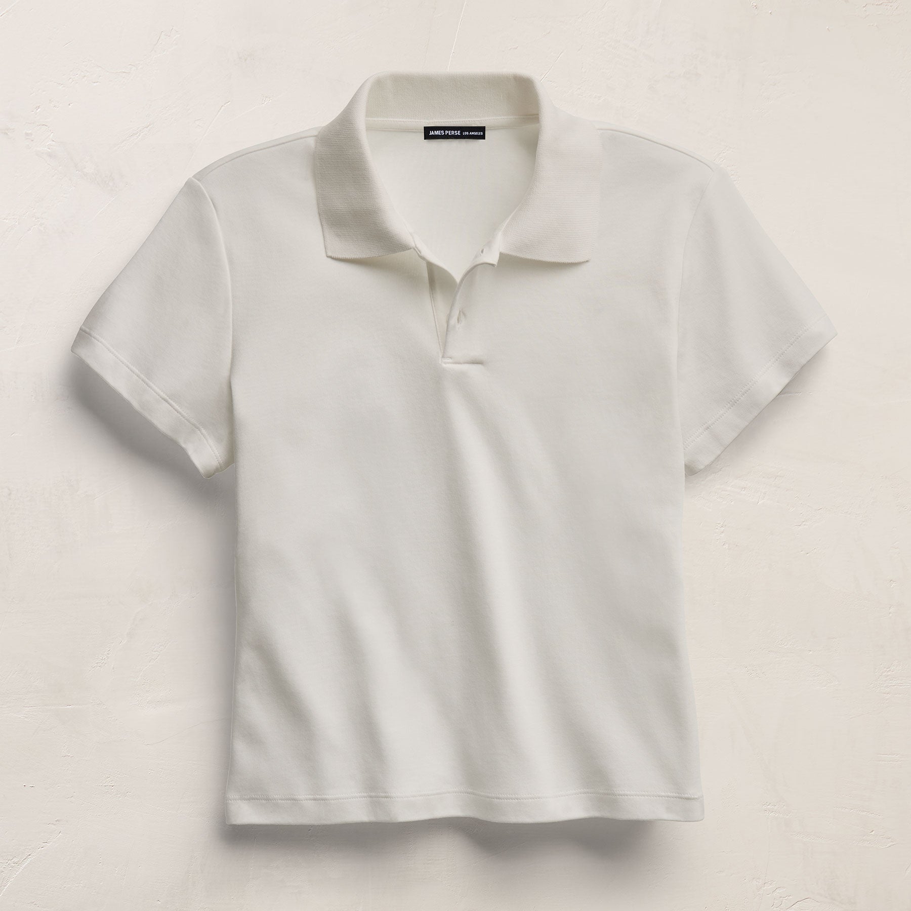 Cotton Jersey Polo - Off White