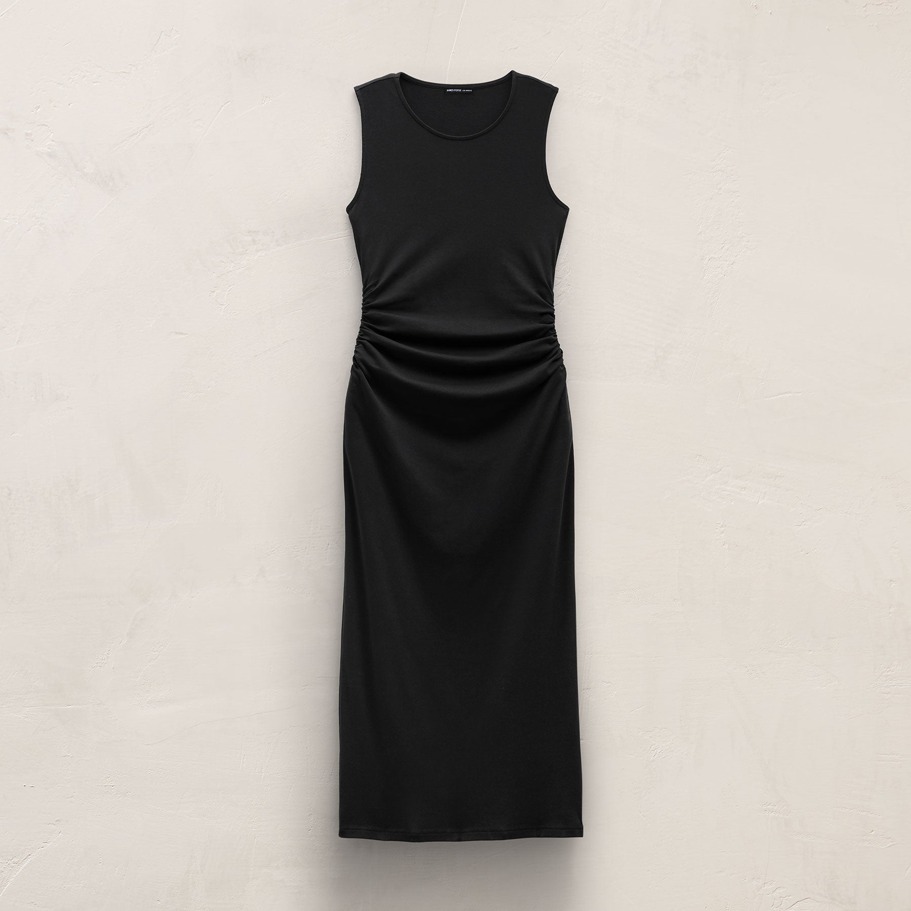 Cotton Jersey Tank Dress - Black