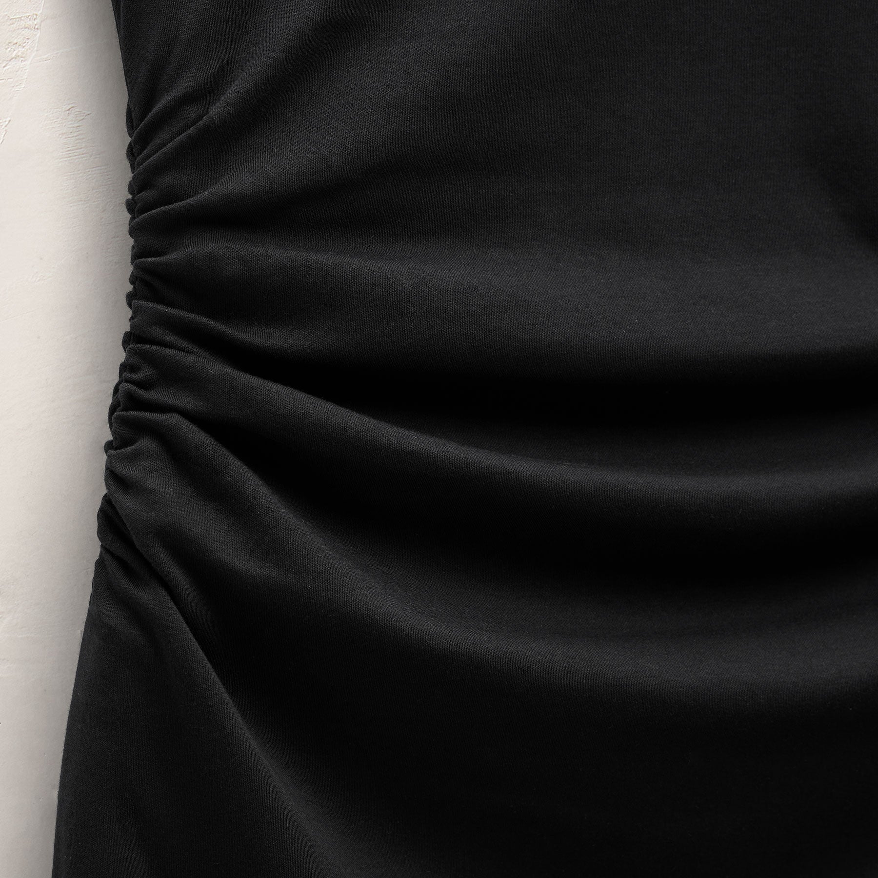 Cotton Jersey Tank Dress - Black