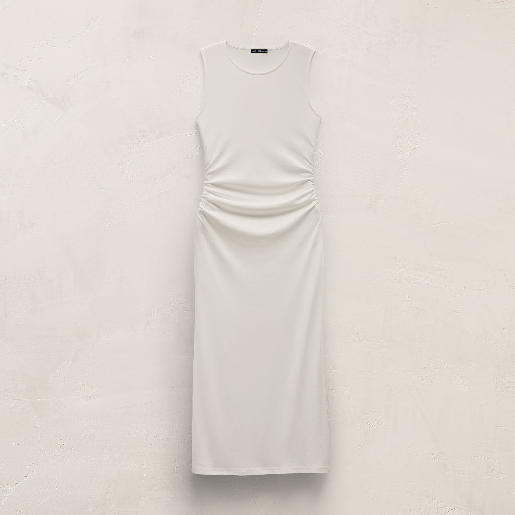 Cotton Jersey Tank Dress - Off White