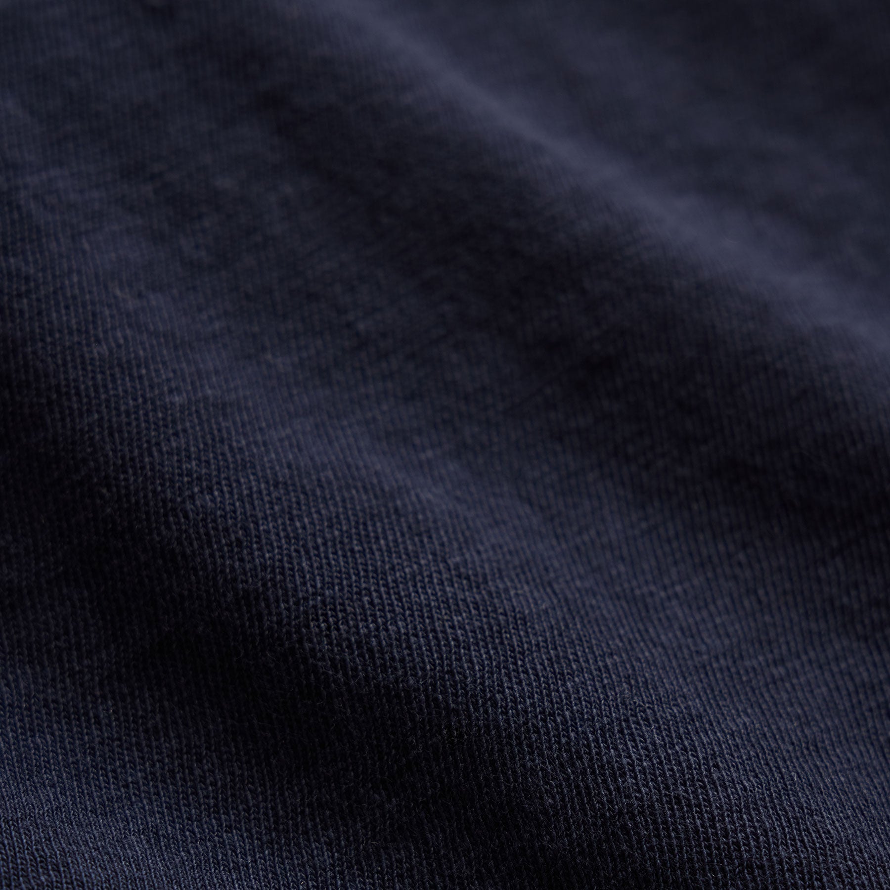 Slub Jersey Shrunken Tee - Classic Navy