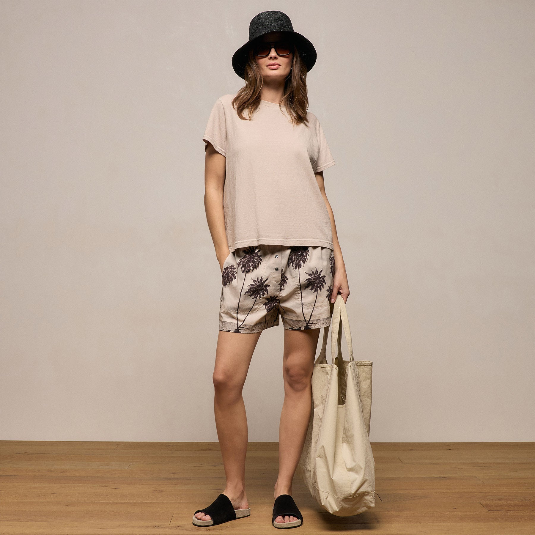 Slub Jersey Classic Tee - Stone Pigment