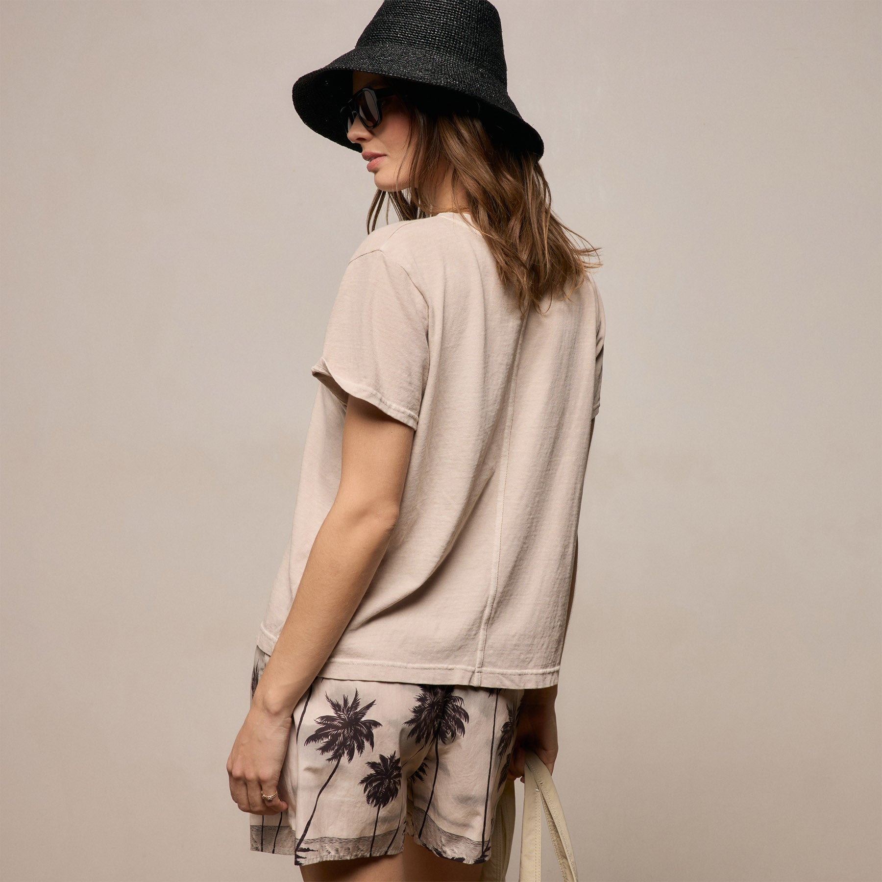 Slub Jersey Classic Tee - Stone Pigment