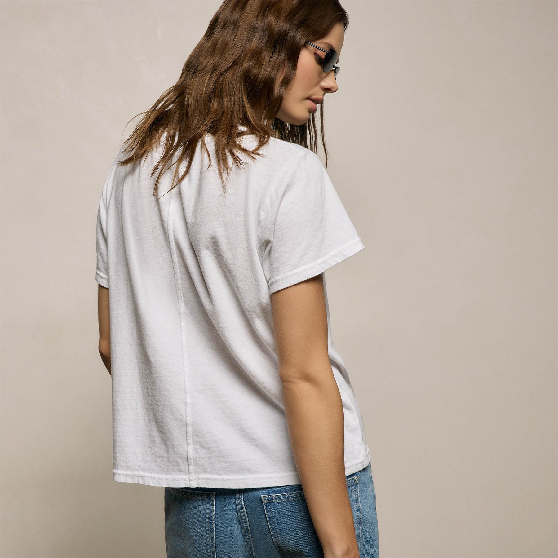 Slub Jersey Classic Tee - White