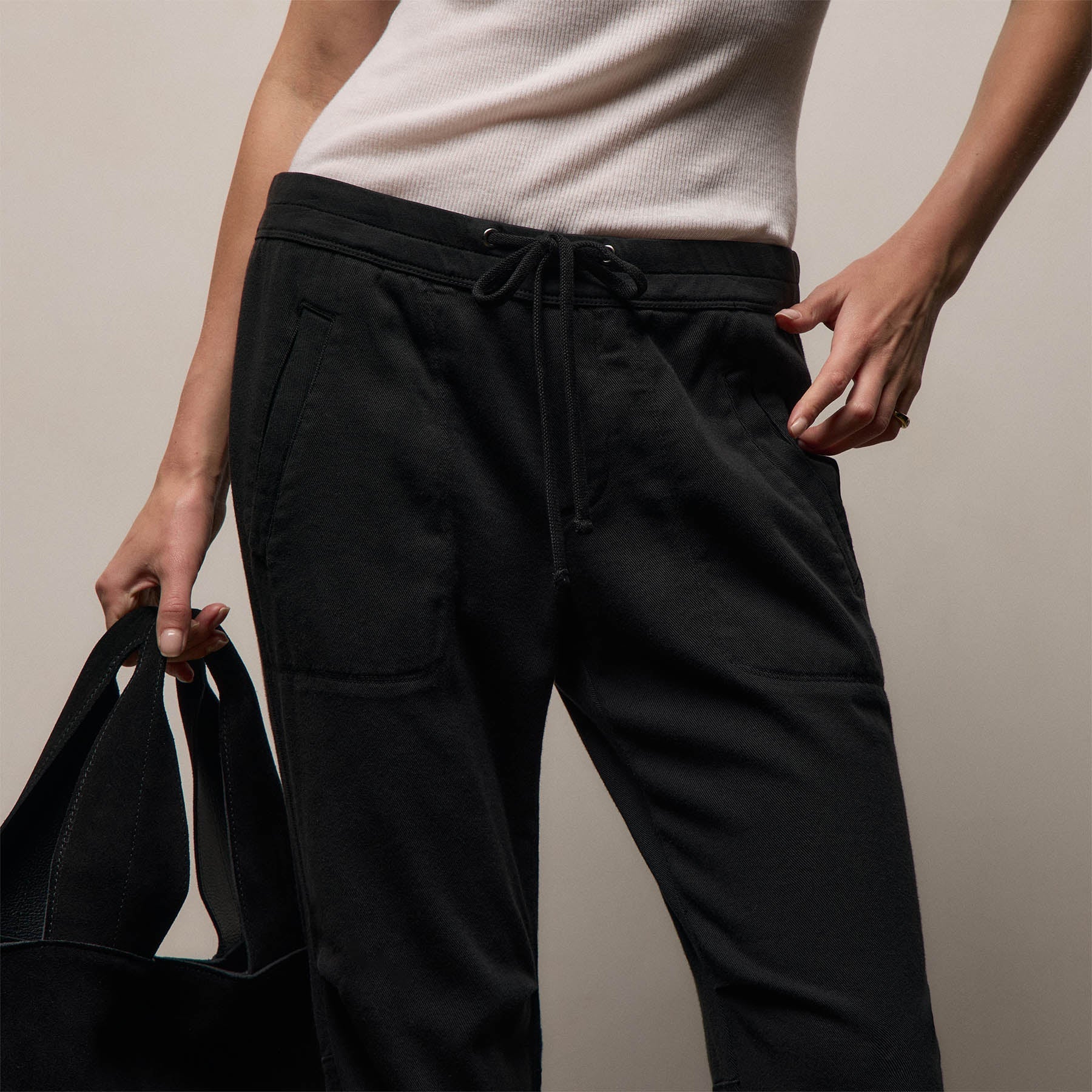 Soft Drape Pant - Black