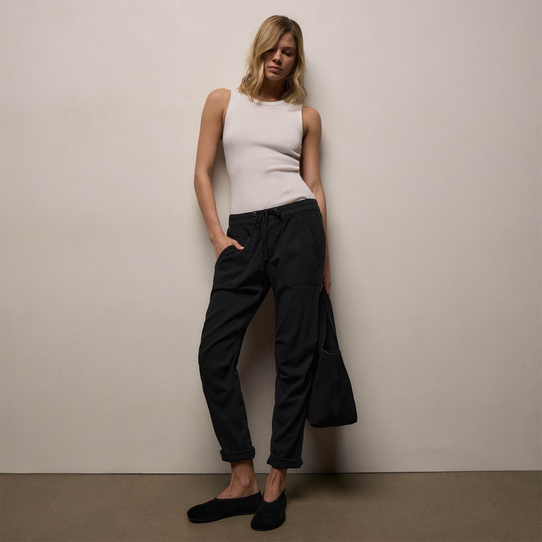 Soft Drape Pant - Black