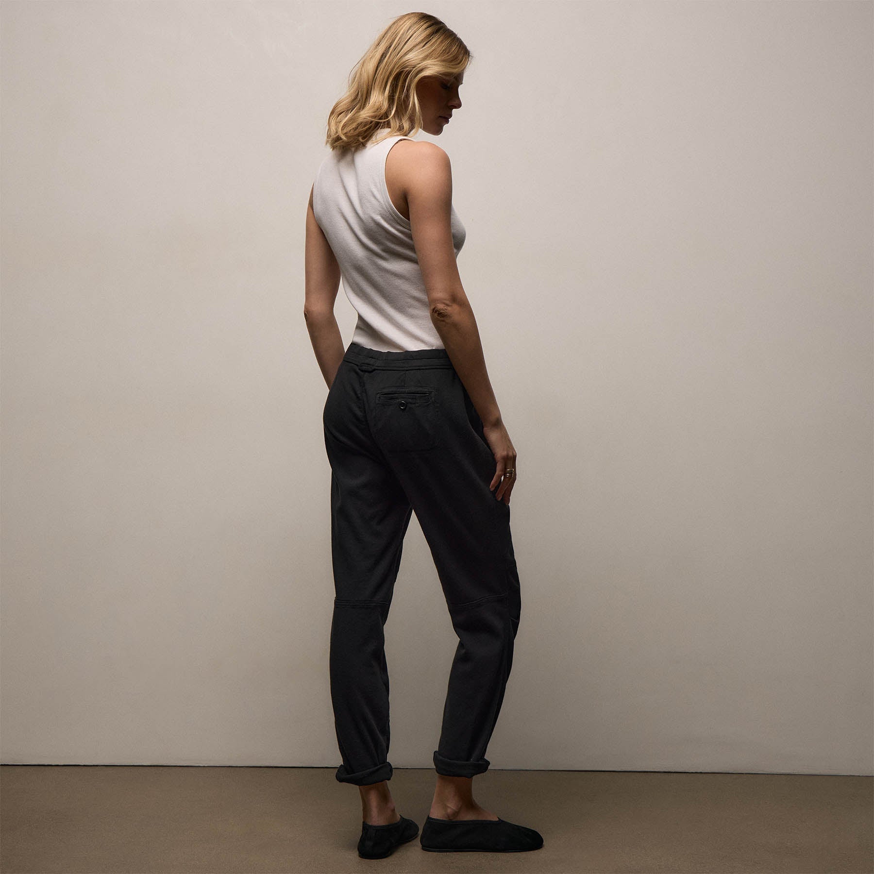 Soft Drape Pant - Black