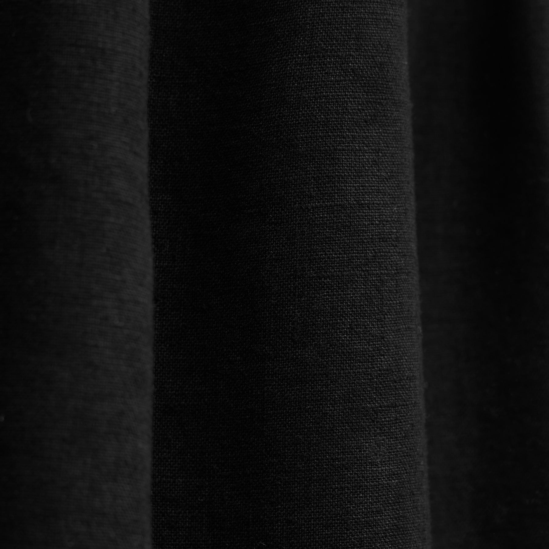 Linen Strappy Tie Cami - Black