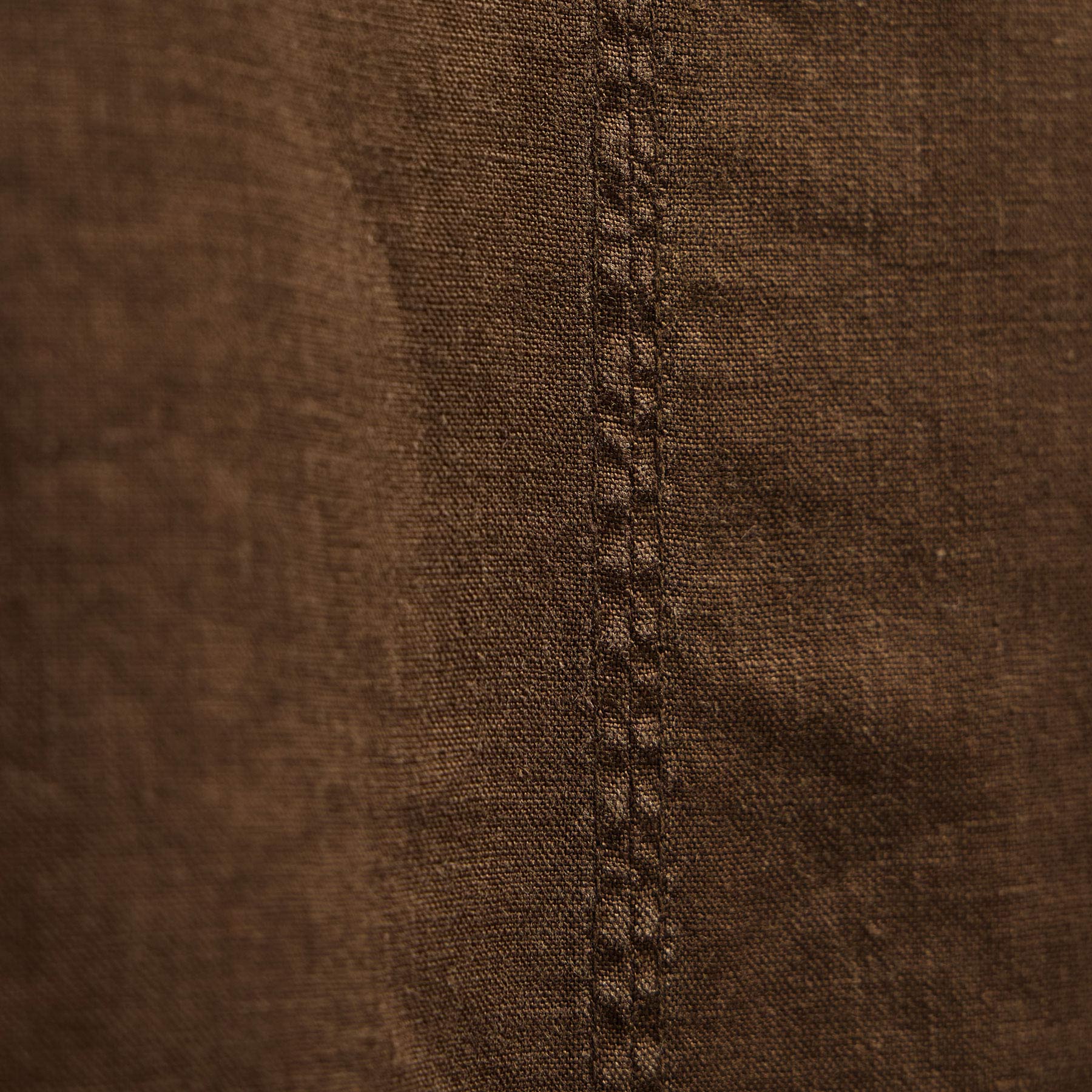 Lightweight Linen Tunic Dress - Cocoa Pigment
