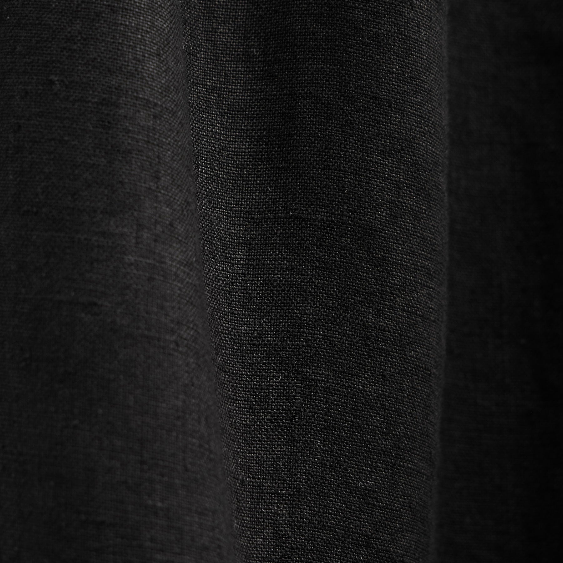 Lightweight Linen Strappy Cami Dress - Black
