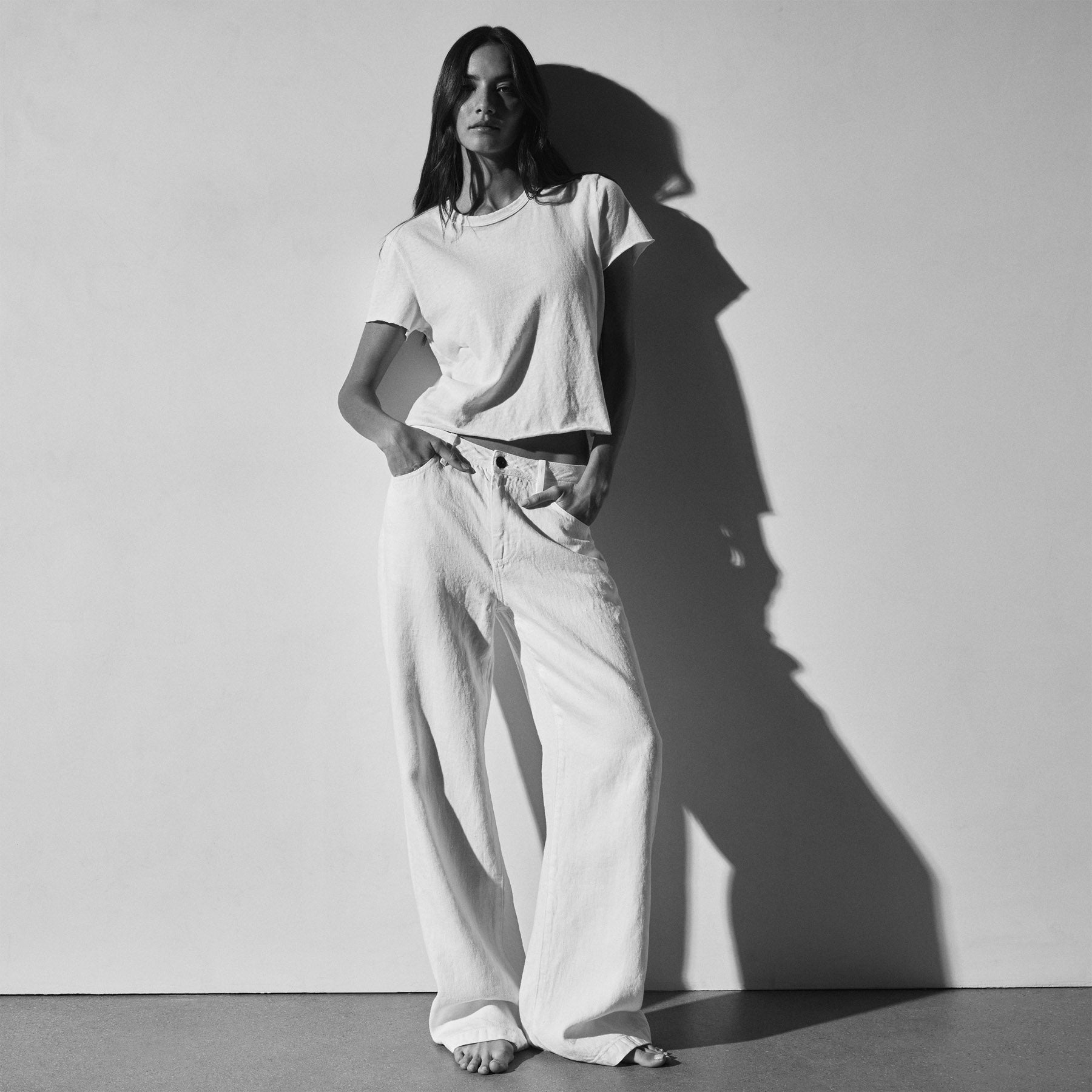 Relaxed Linen Jean - Coastal Cloud