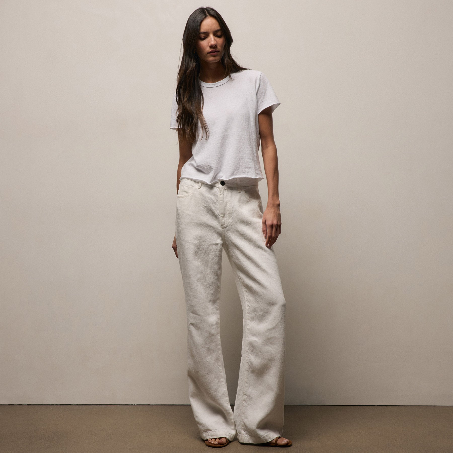 Relaxed Linen Jean - Coastal Cloud
