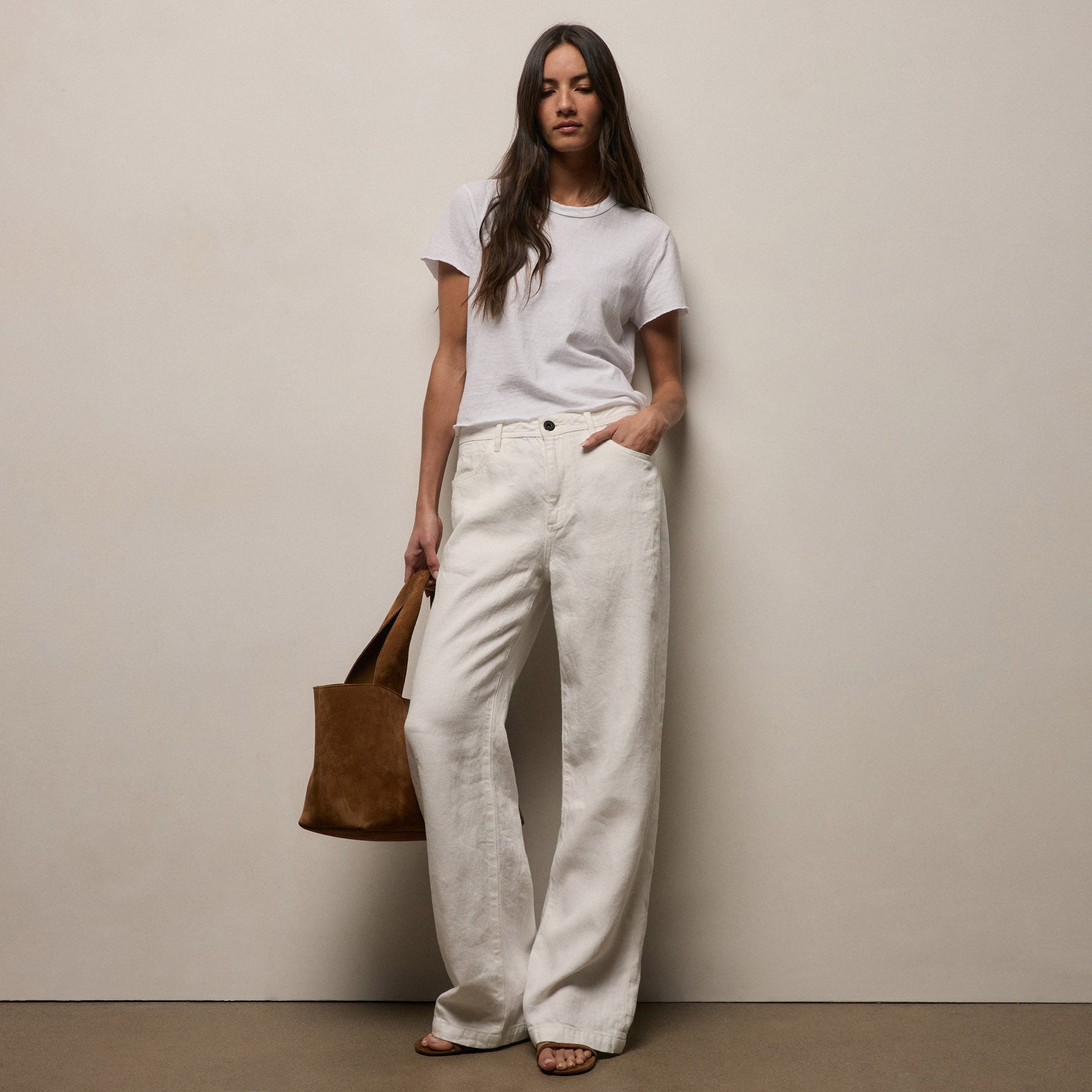 Relaxed Linen Jean - Coastal Cloud