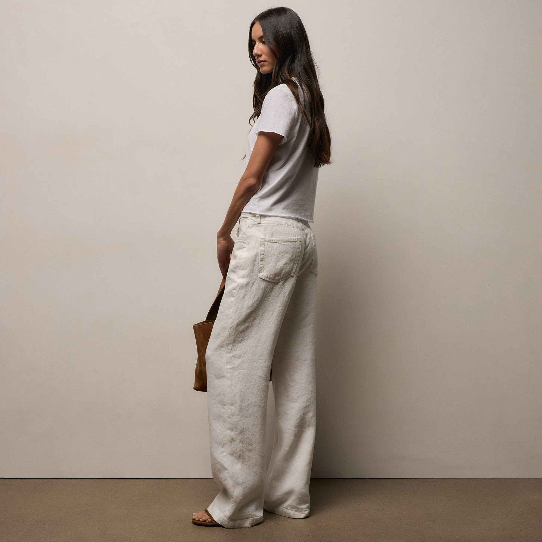 Relaxed Linen Jean - Coastal Cloud