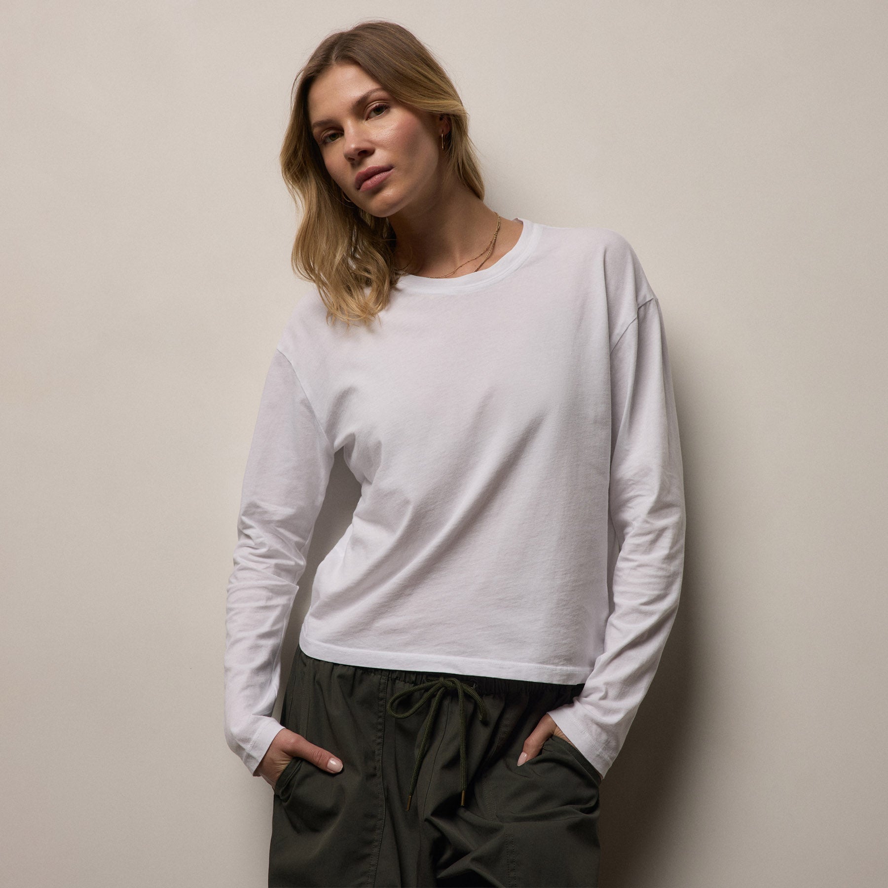 Vintage Boxy Tee - White