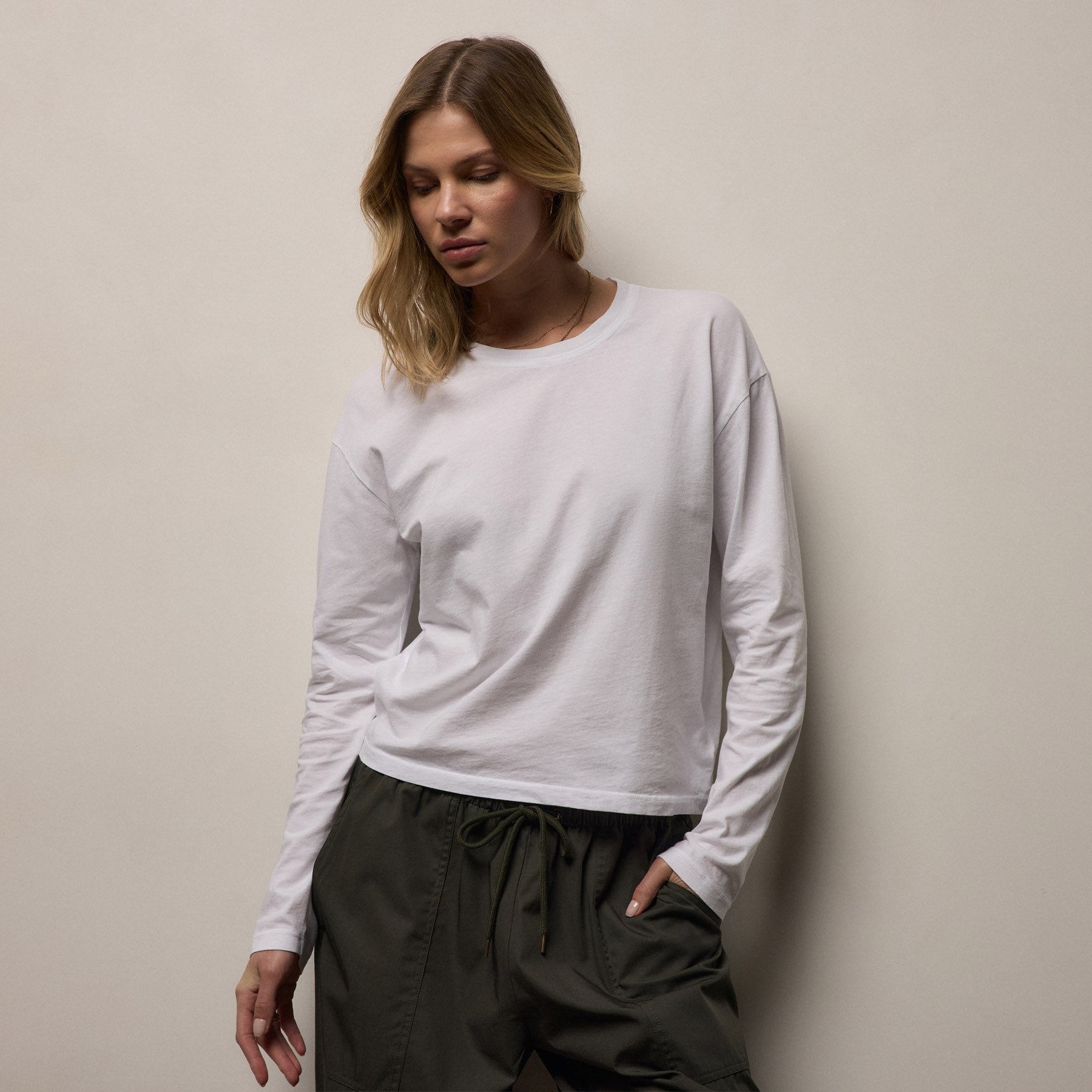 Vintage Boxy Tee - White