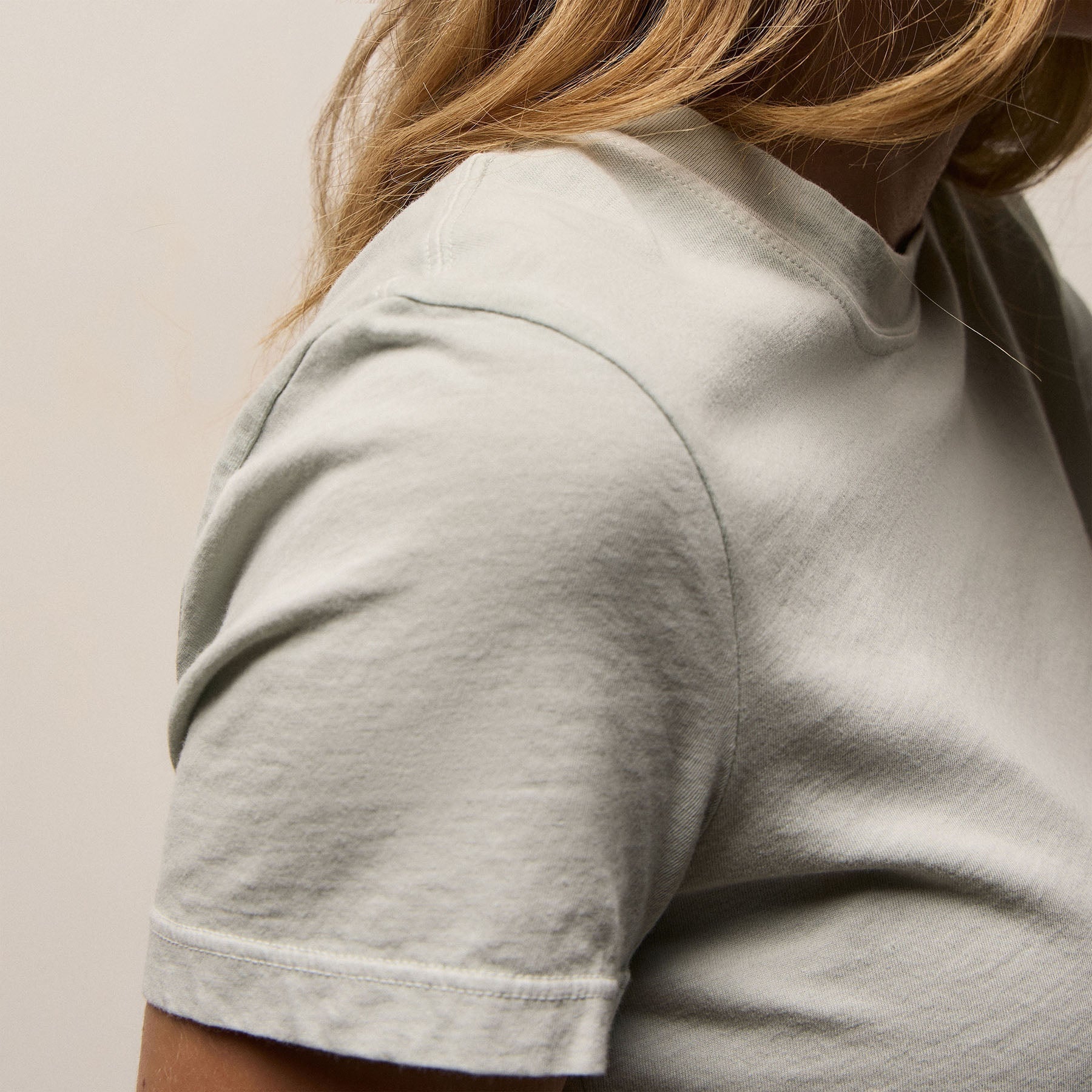Vintage Little Boy Tee - Celery Pigment