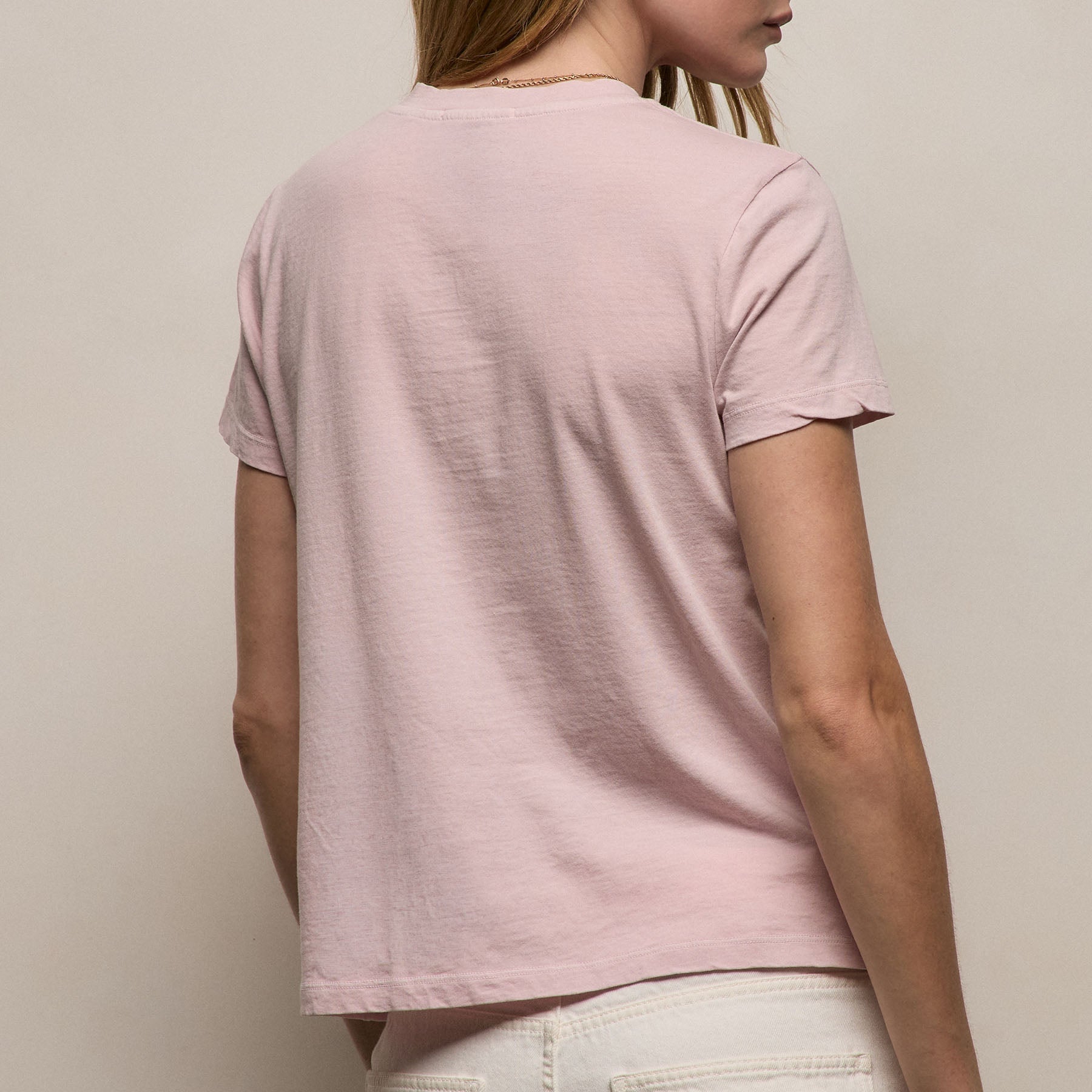 Vintage Little Boy Tee - Rose Quartz Pigment