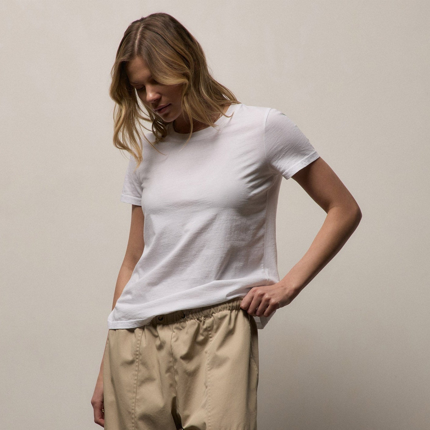 Vintage Little Boy Tee - White