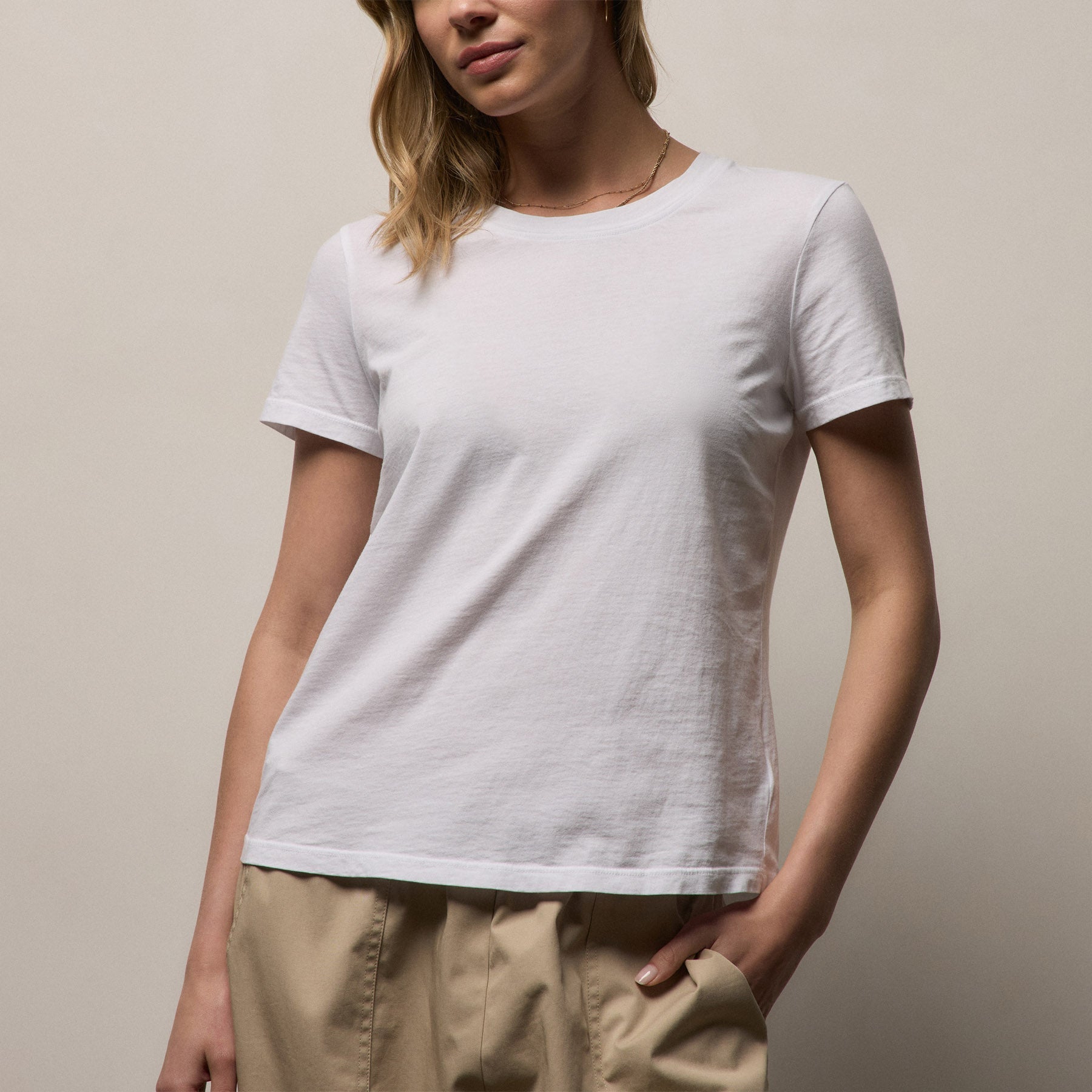 Vintage Little Boy Tee - White