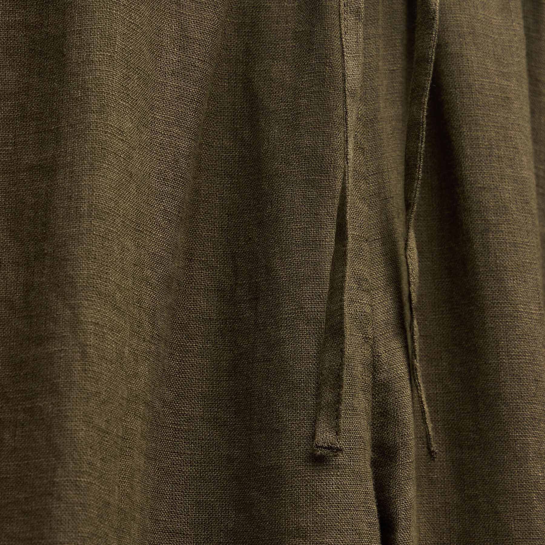 Linen Pant - Army Green