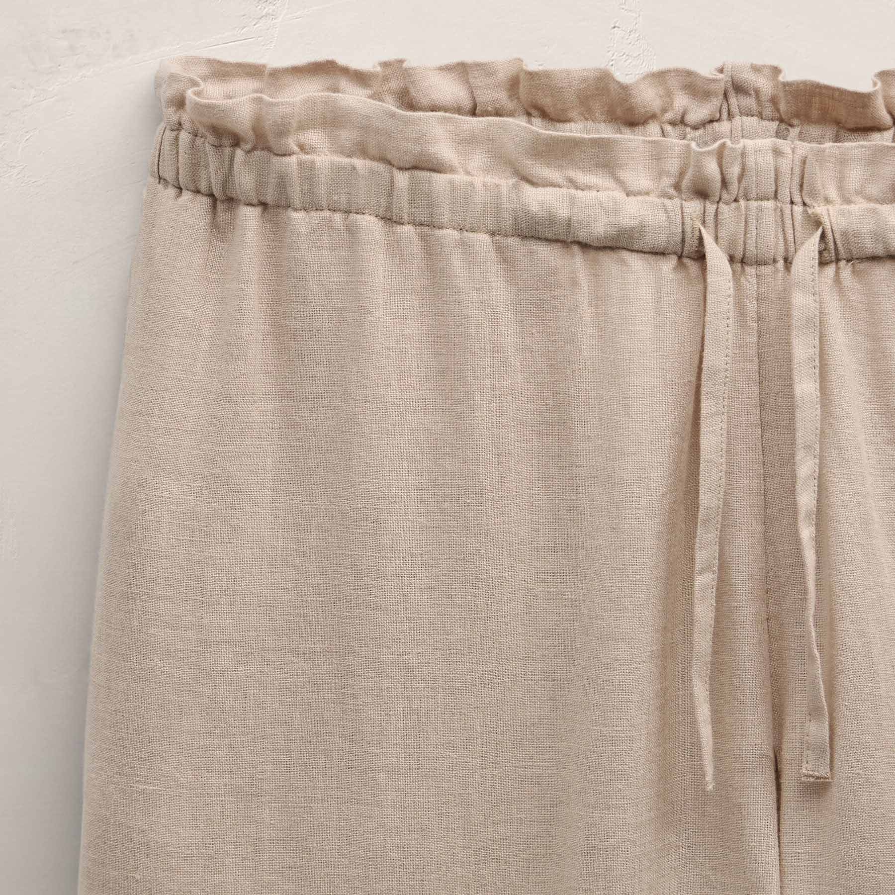 Linen Pant - Stone