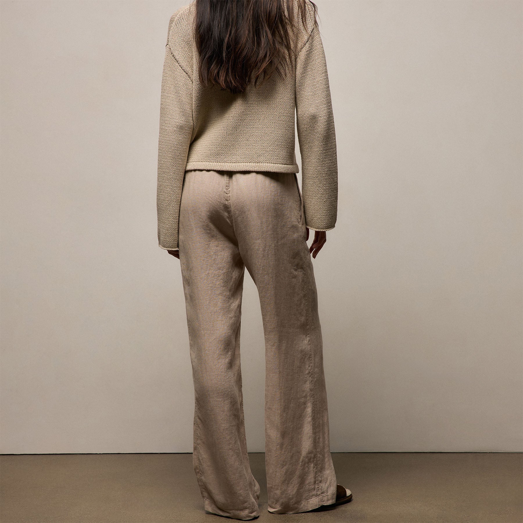 Linen Pant - Stone