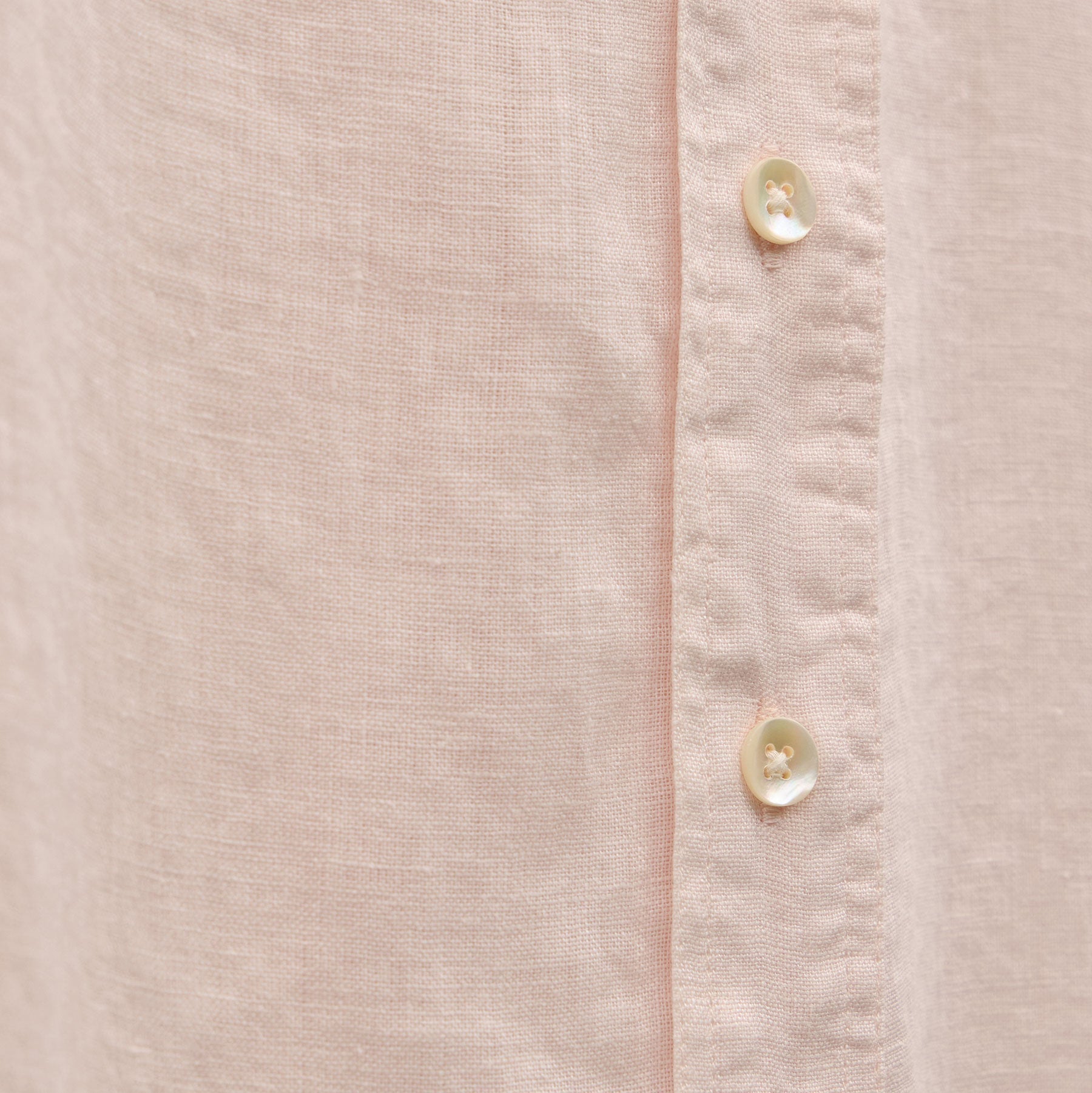 Linen Oversized Shirt - Light Rose Quartz