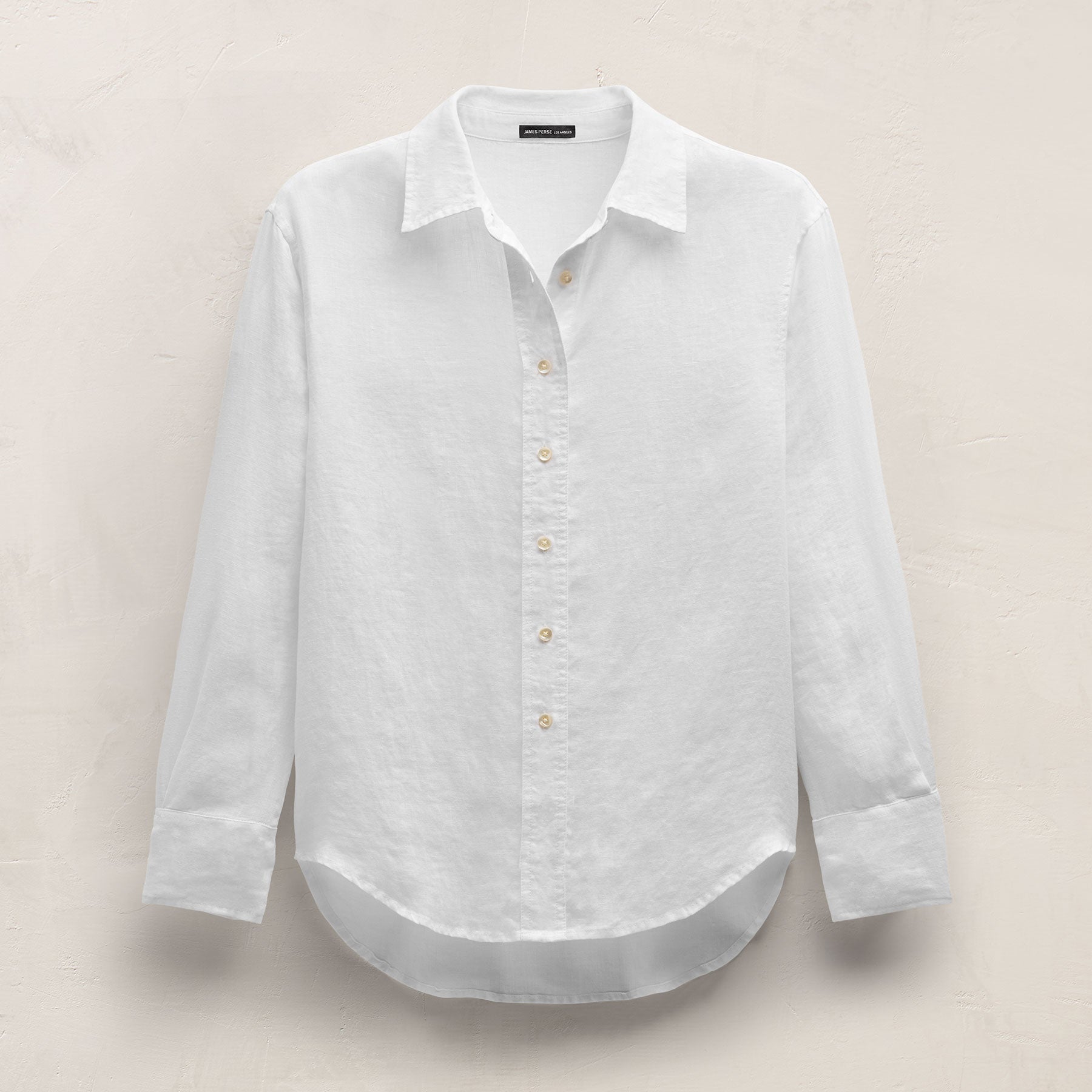 Linen Oversized Shirt - White