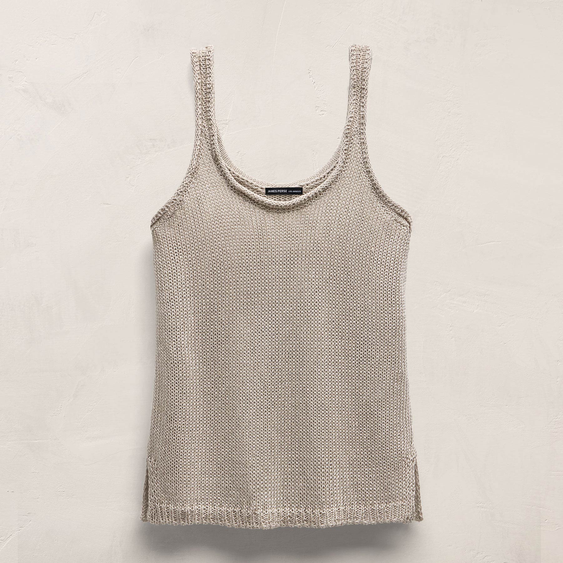 Linen Blend Sweater Tank - Ecru