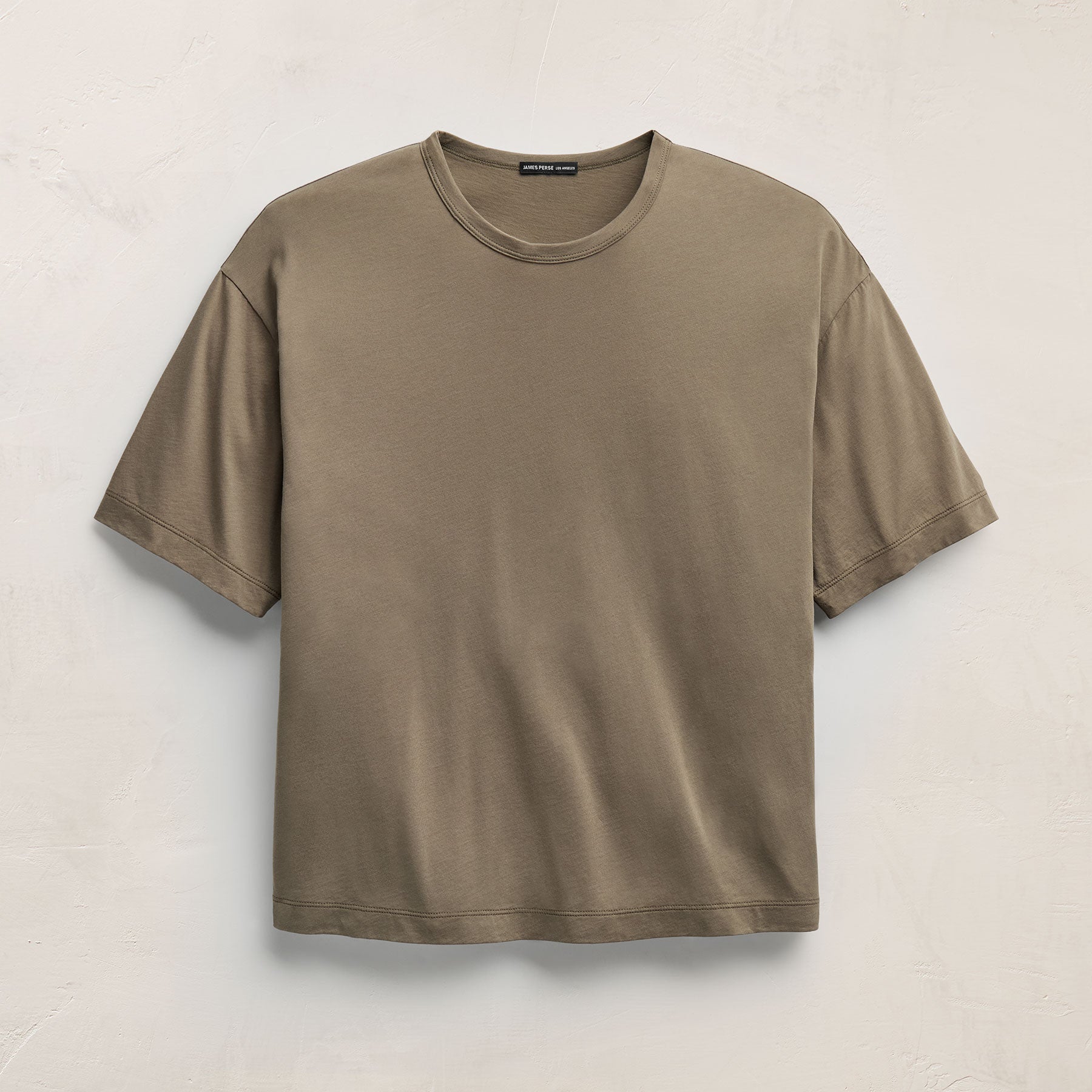 Lightweight Luxe Jersey Tee - Light Olive