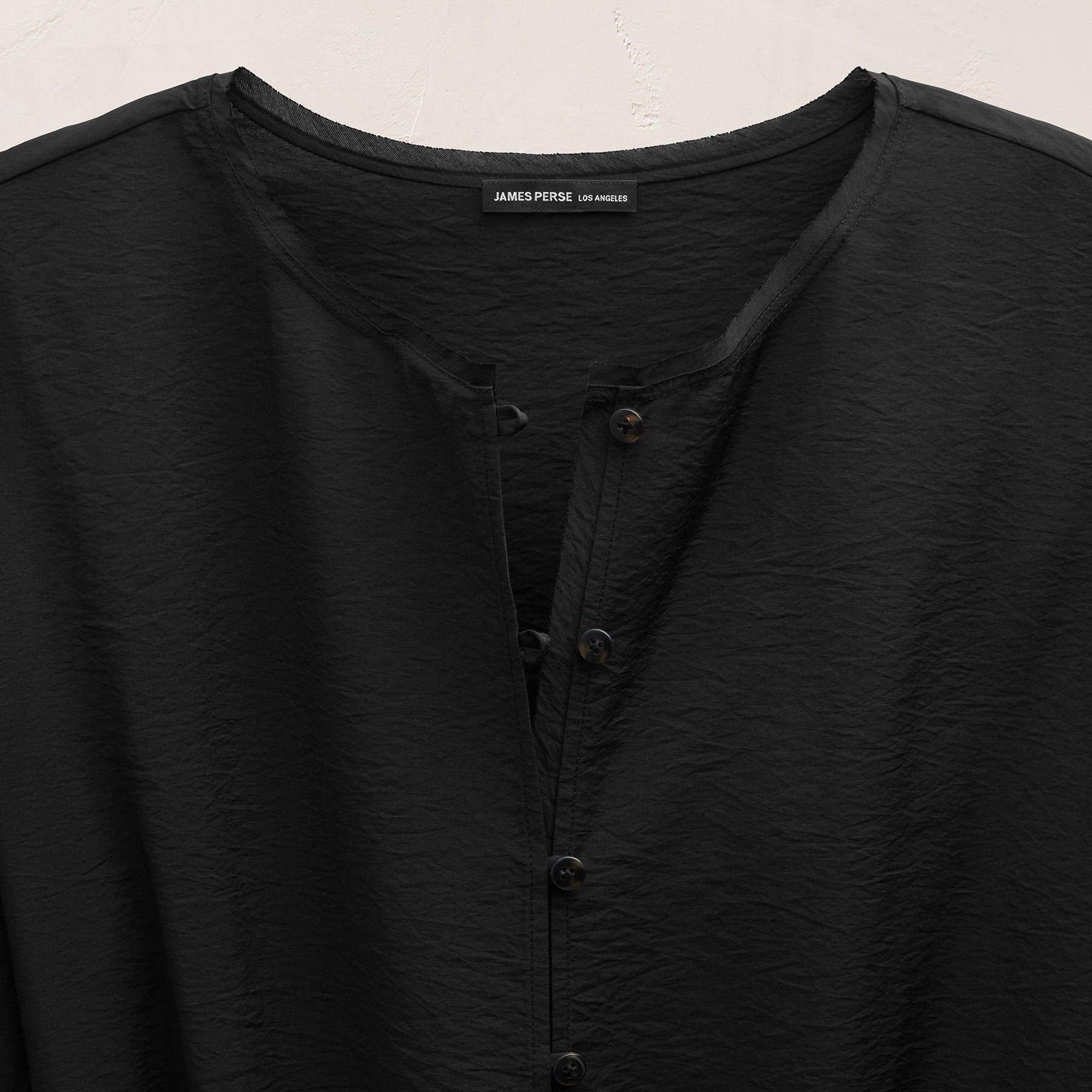 Modal Silk Blend Tie Up Dress - Black
