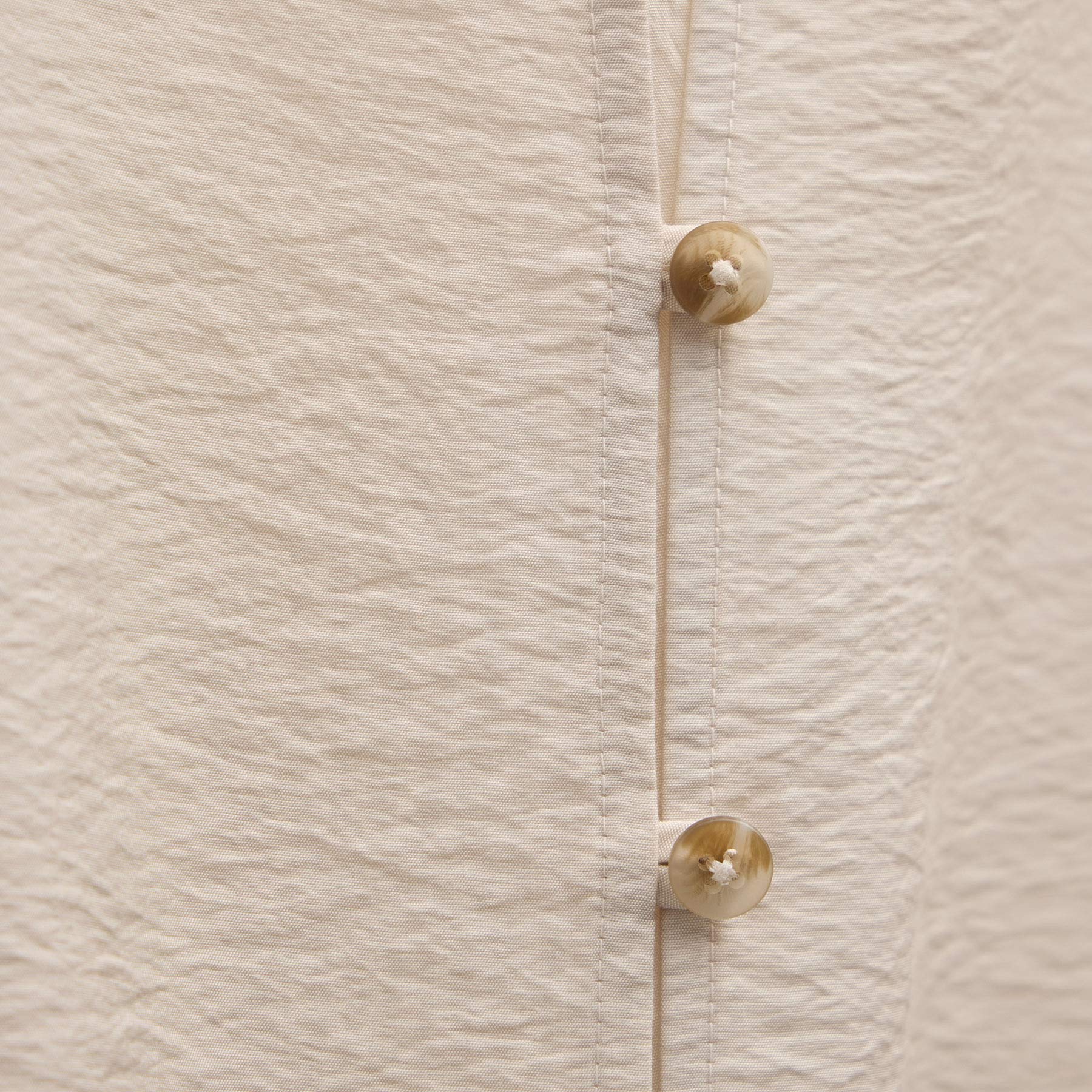 Modal Silk Blend Tie Up Dress - Parchment