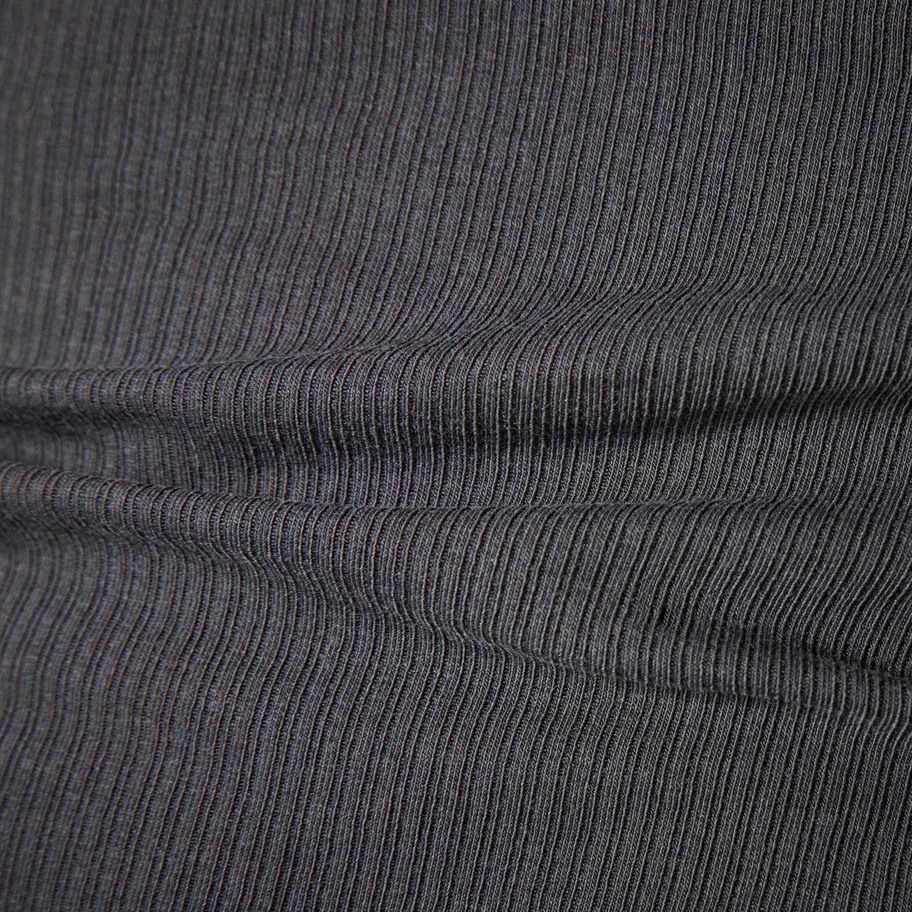 Ribbed Daily Tank - Carbon Pigment