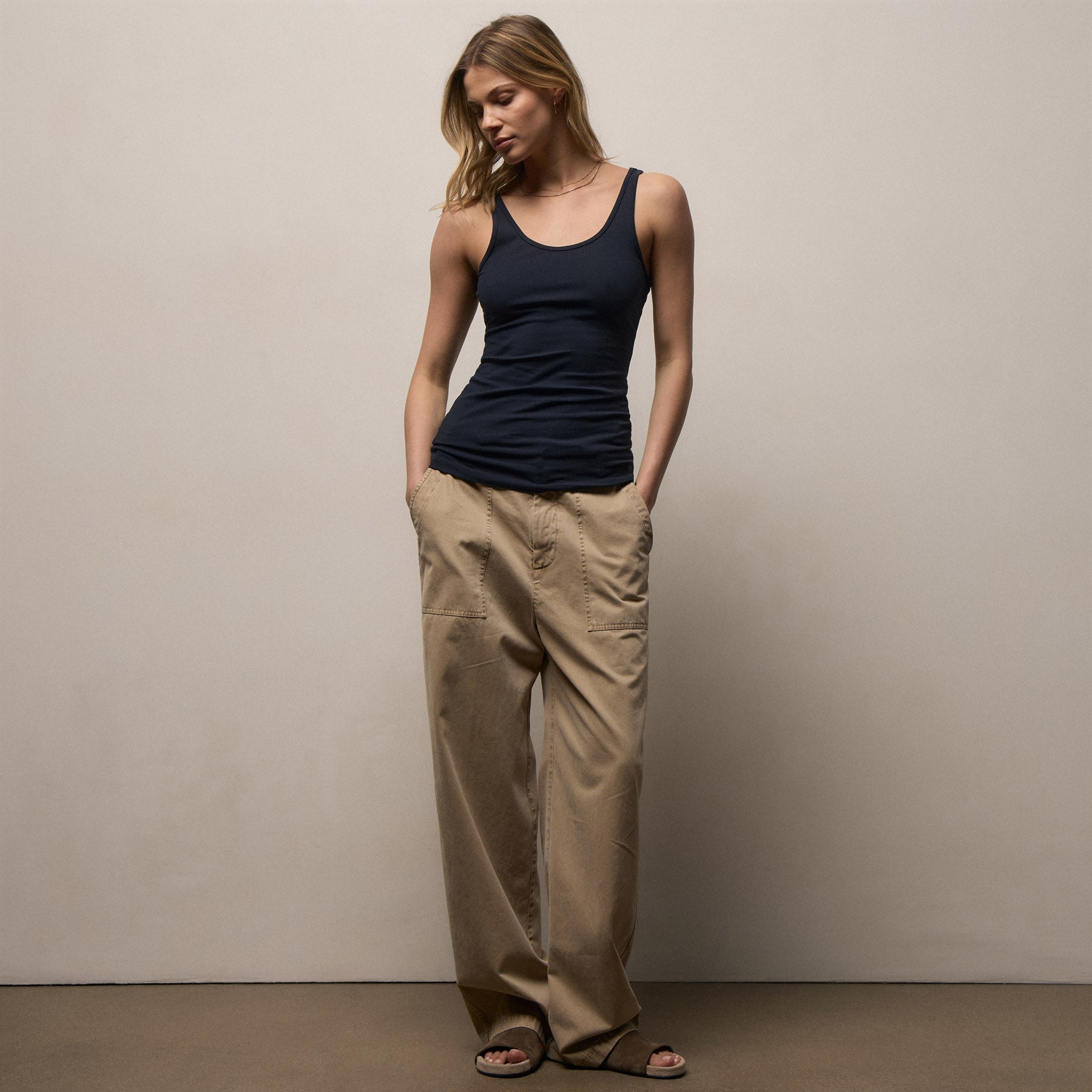 Ribbed Daily Tank - Deep