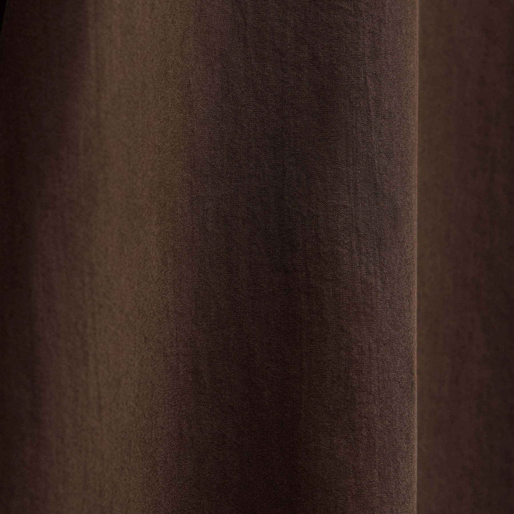 Washed Silk Patch Shirt - Washed Brown
