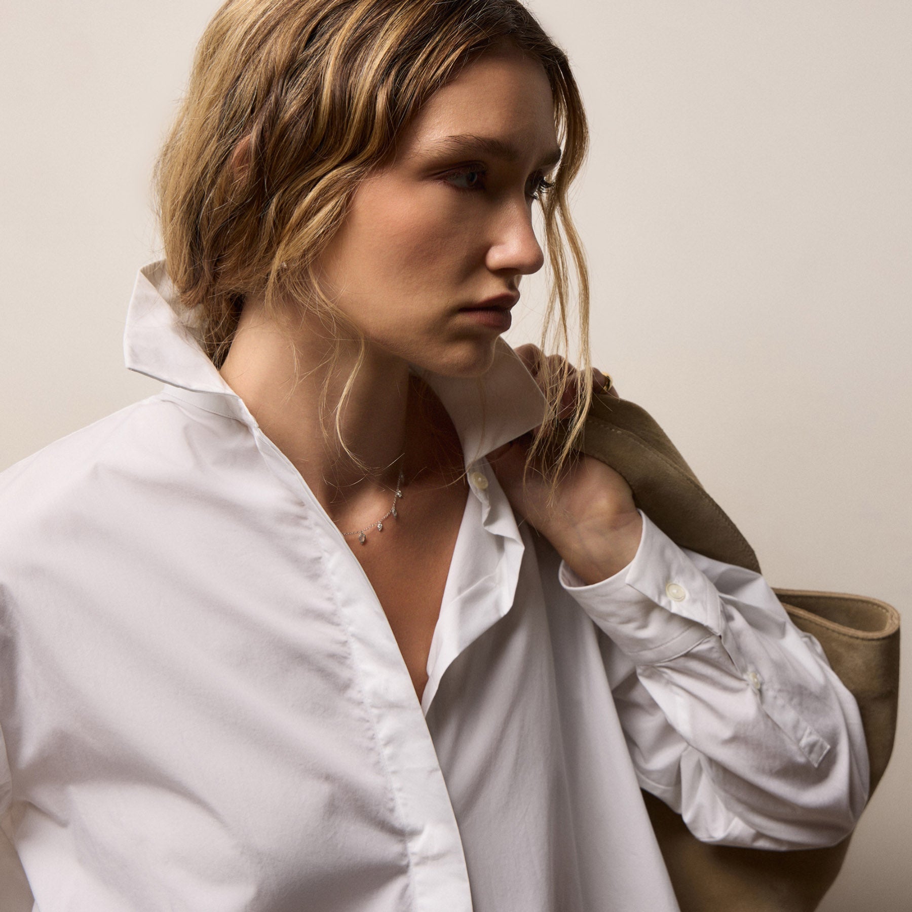 Supima Poplin Shirt - White
