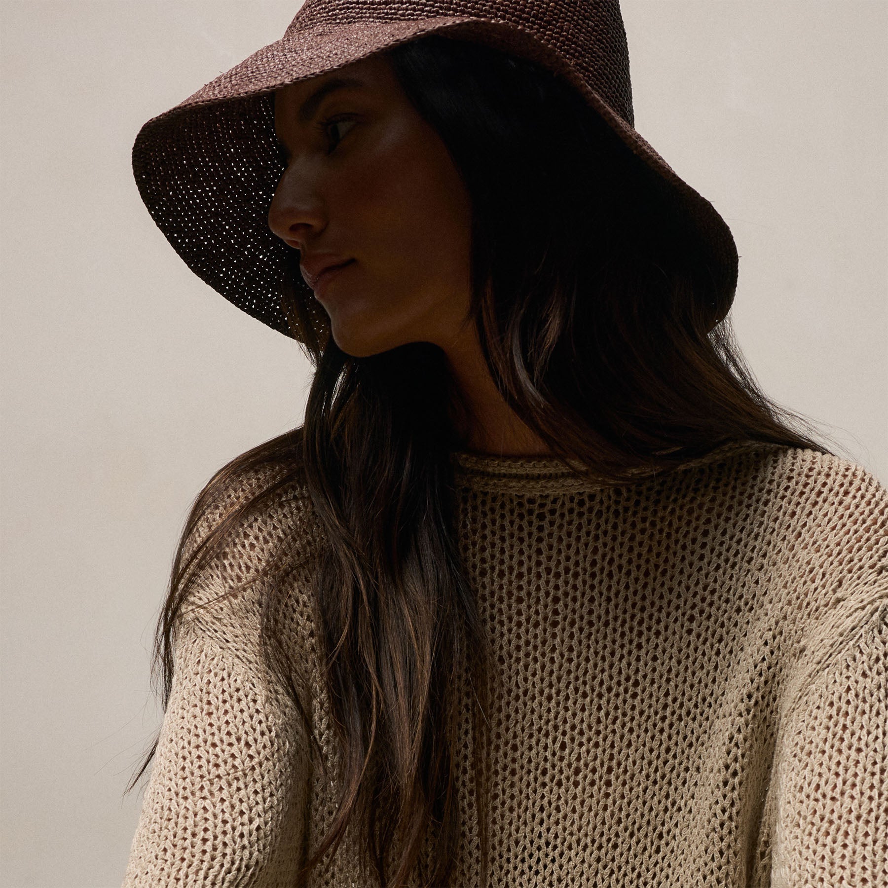 Baja Fringe Cotton Linen Tunic - Natural