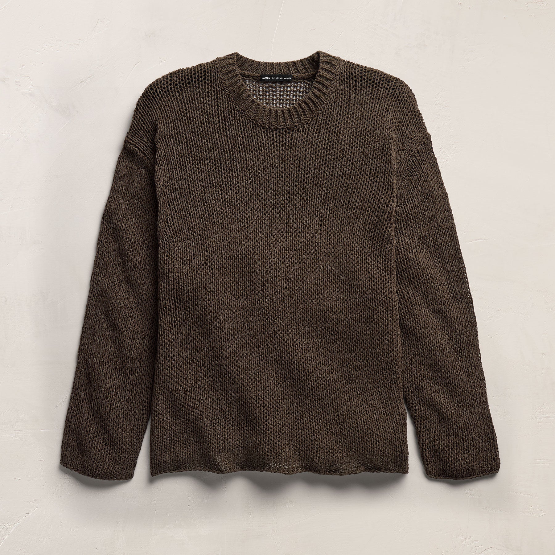 Oversized Cotton Linen Beach Sweater - Storm
