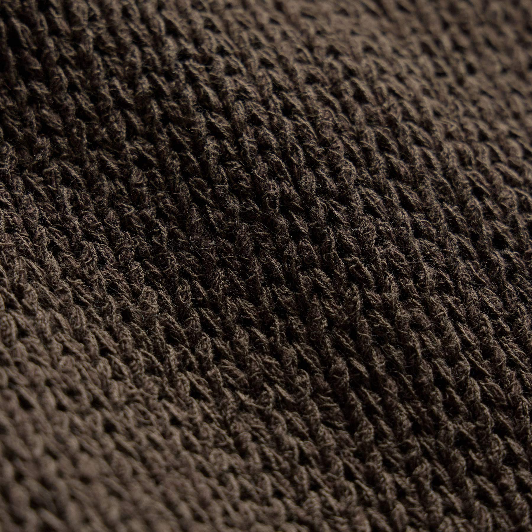 Cotton Linen V Neck Boxy Sweater - Storm