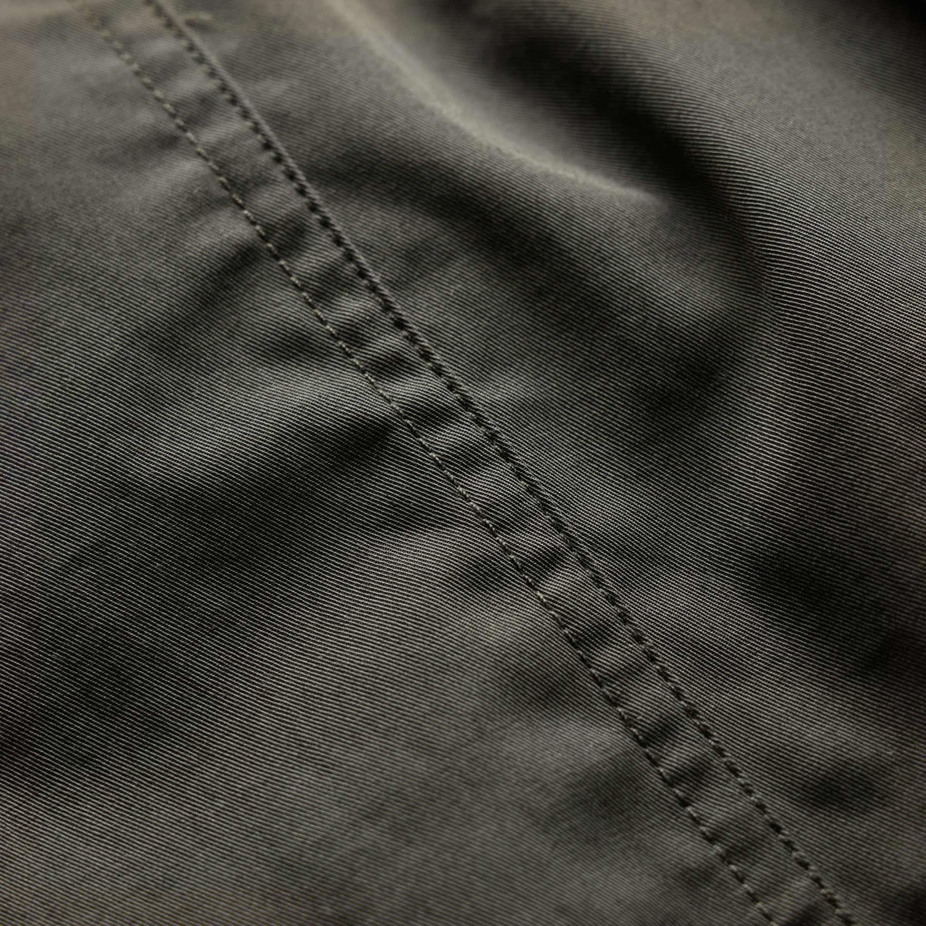 Fine Cotton Twill Crop Pant - Dark Olive