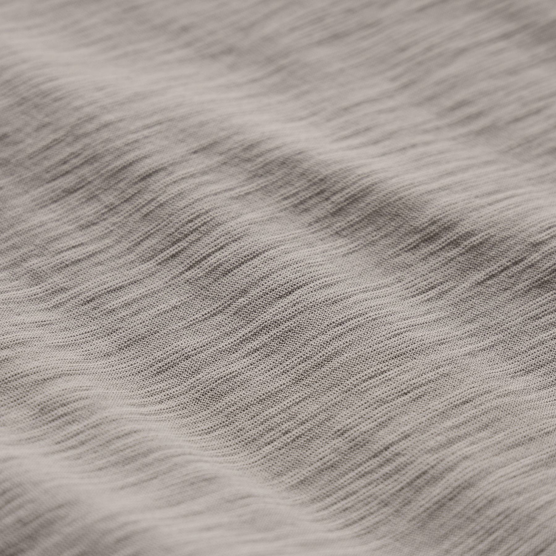 Sheer Slub Crew Neck Tee - Fog