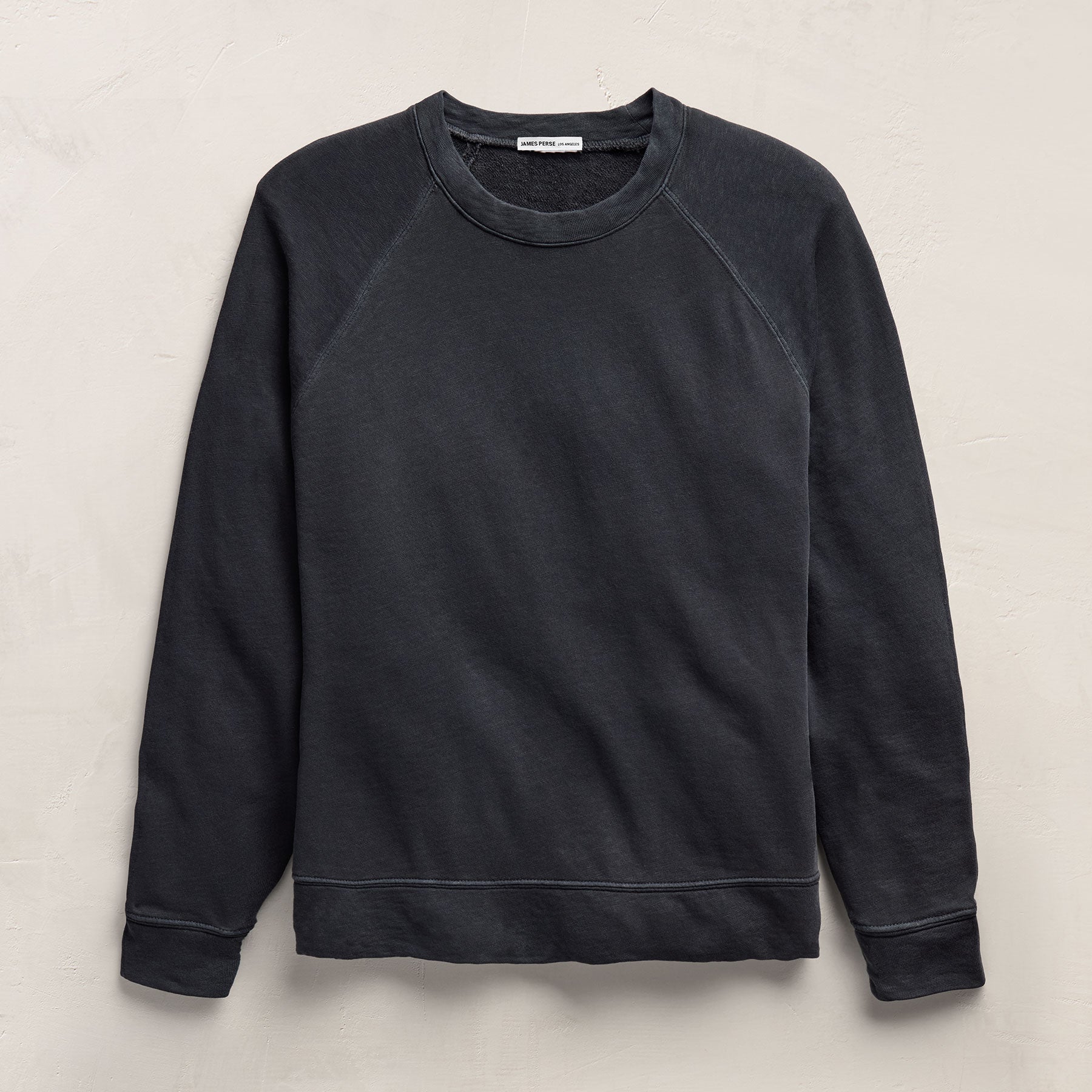 Vintage French Terry Relaxed Sweatshirt - Blue Noir Pigment